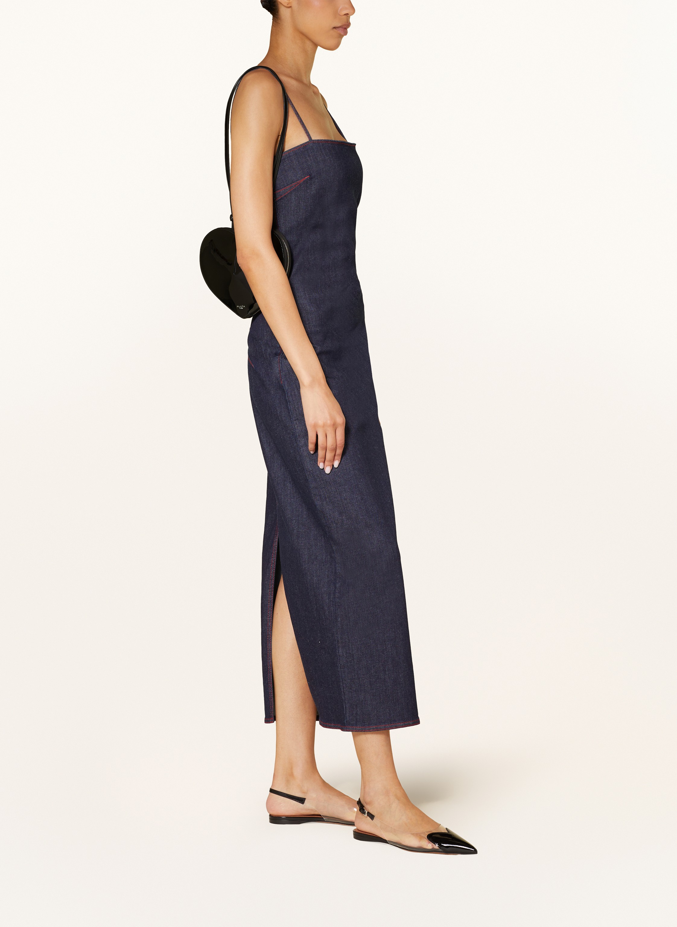 Thumbnail - Alaïa Umhängetasche Le Coeur schwarz