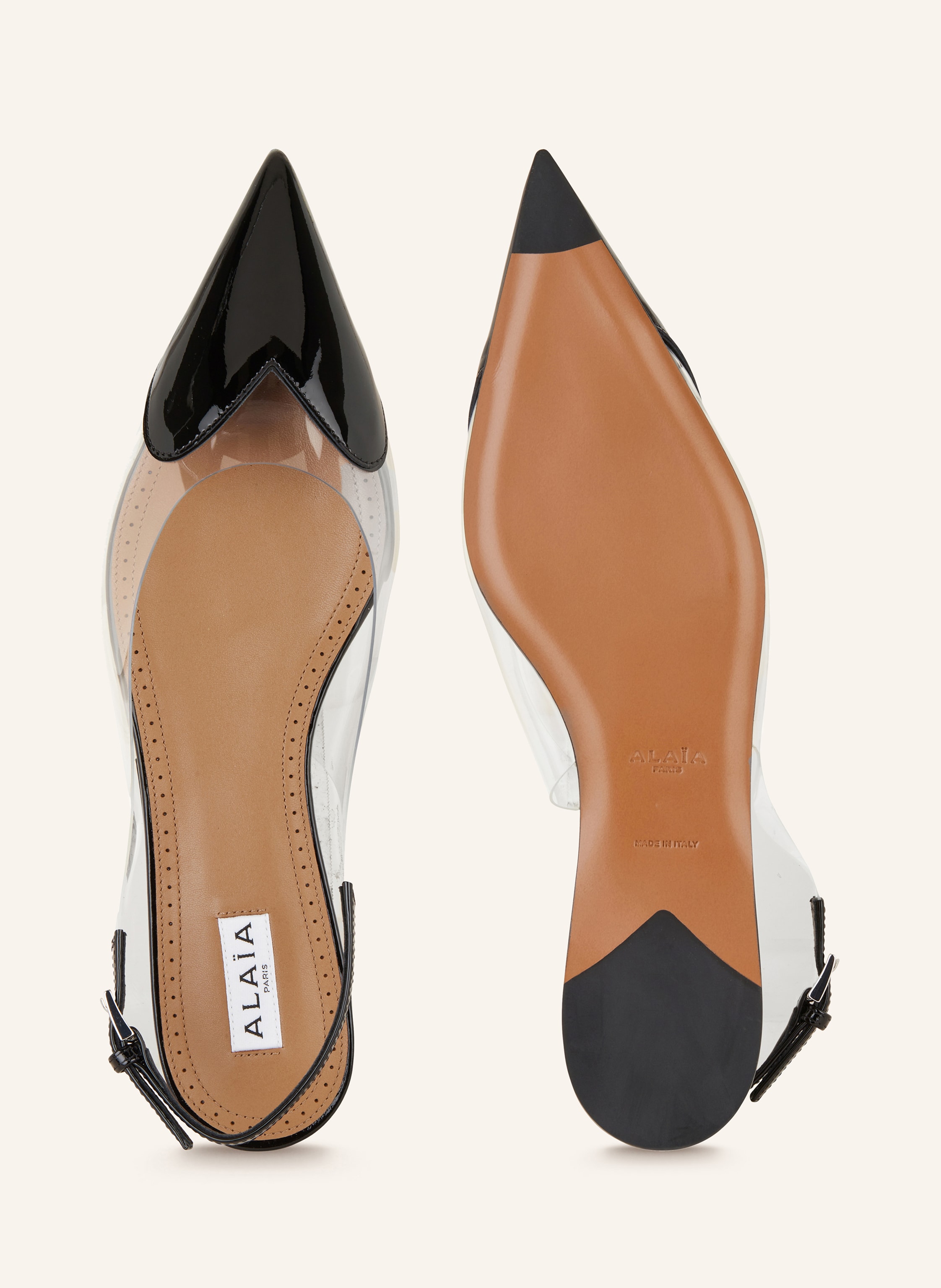 Thumbnail - Alaïa Slingballerinas schwarz