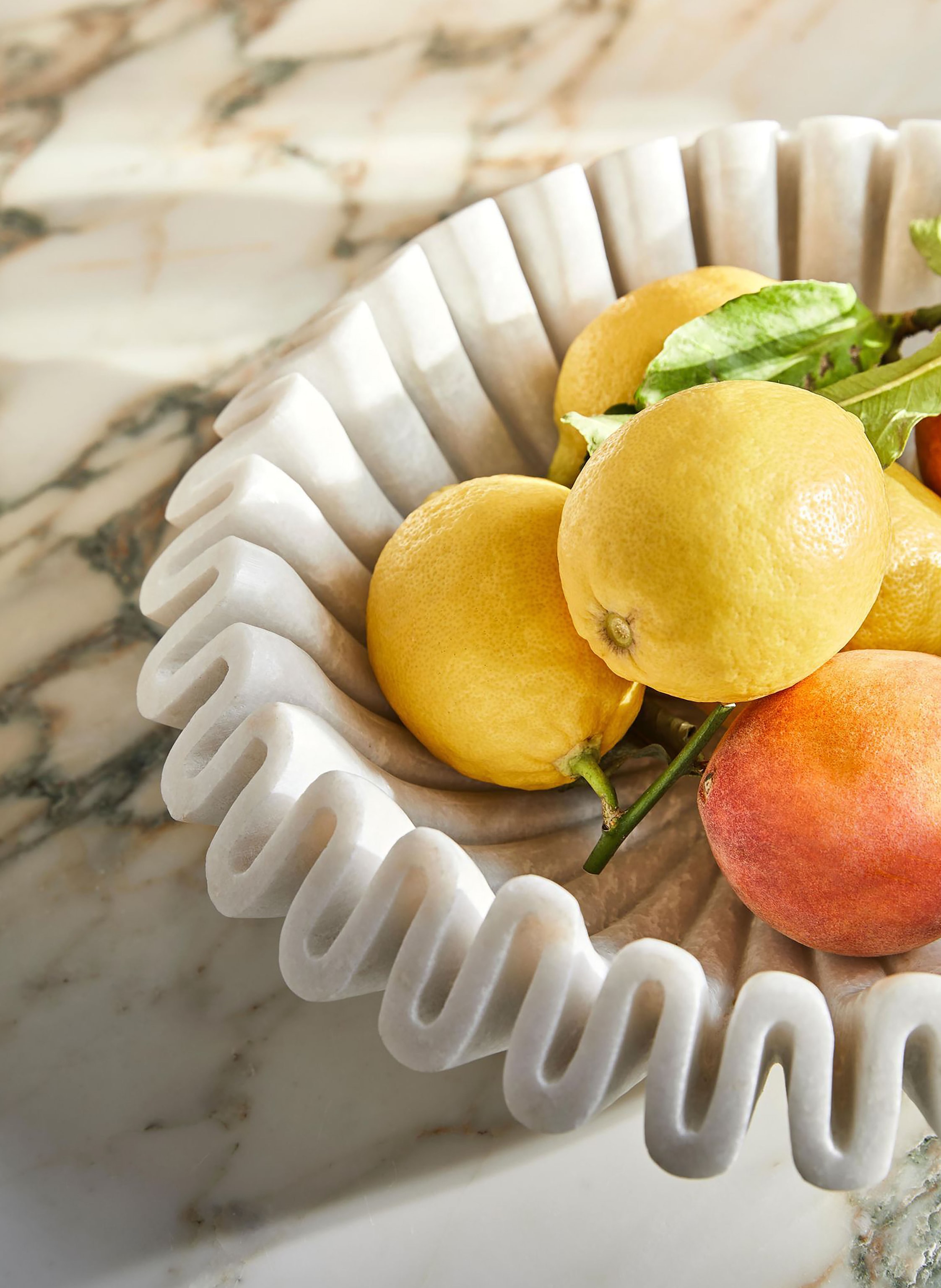 Thumbnail - Westwing Collection Deko-Schale Santorini weiss