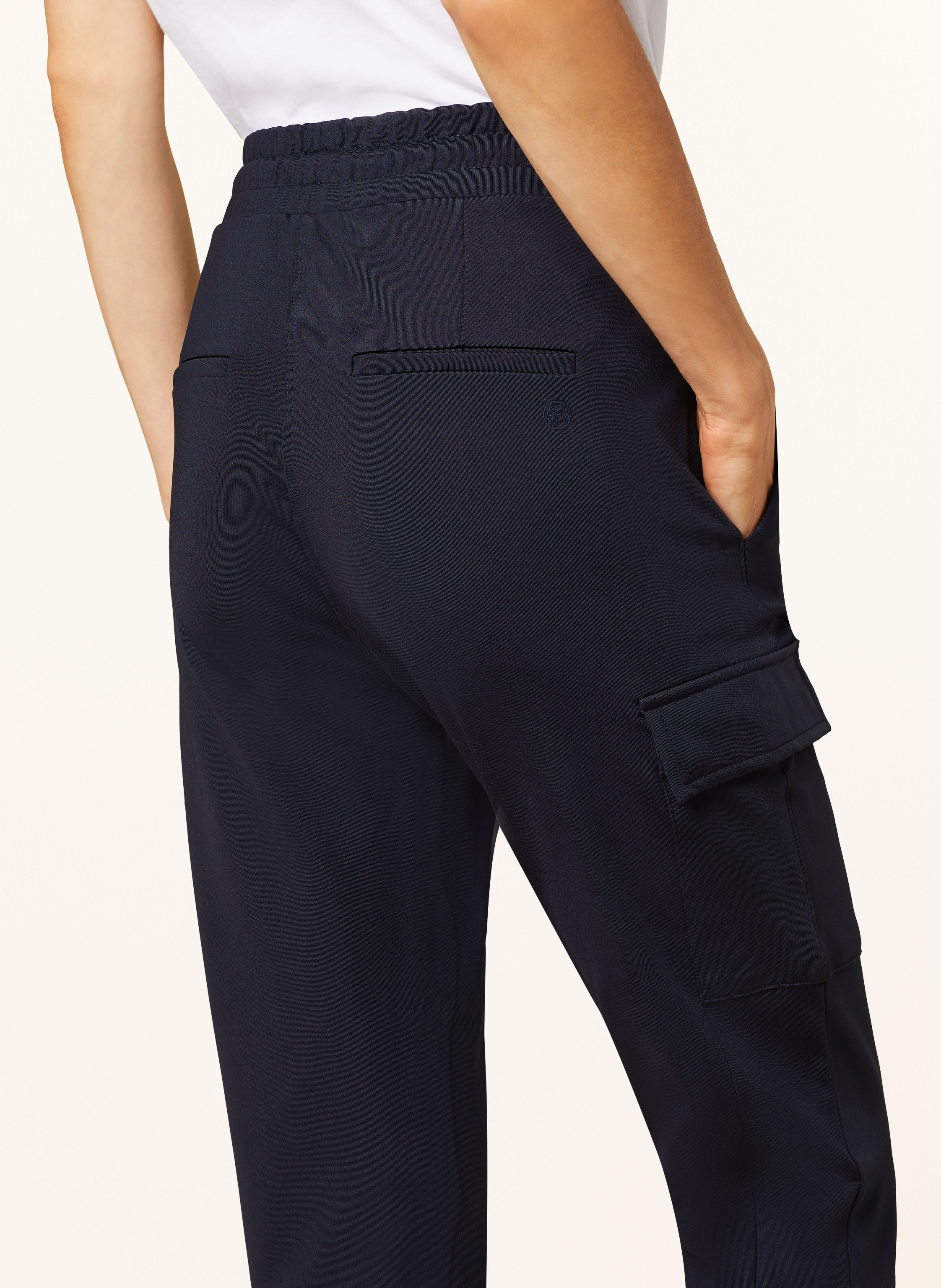 Thumbnail - Elias Rumelis Cargohose Carina Aus Jersey blau