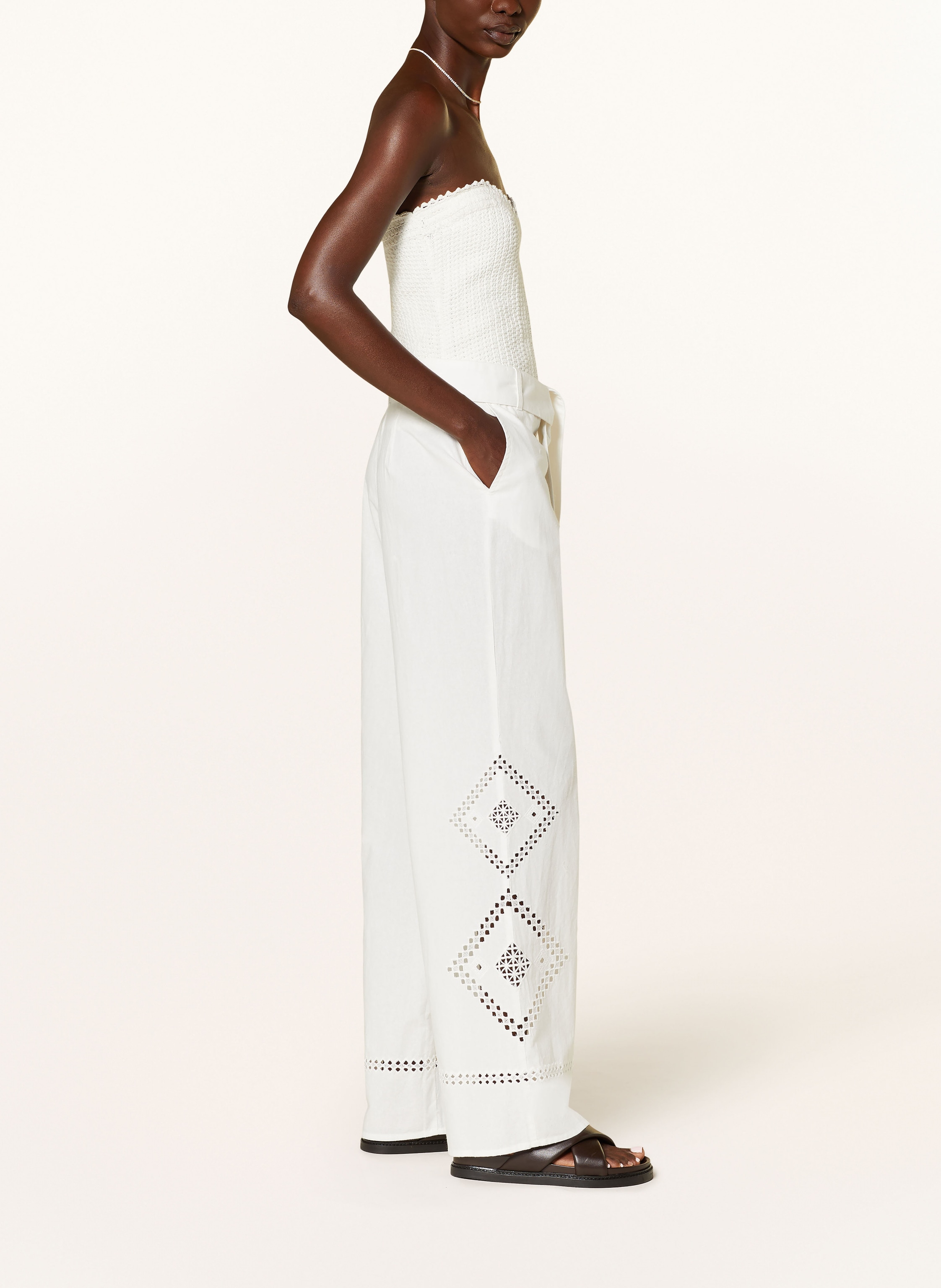 Thumbnail - Ba&Sh Marlenehose Marlon weiss