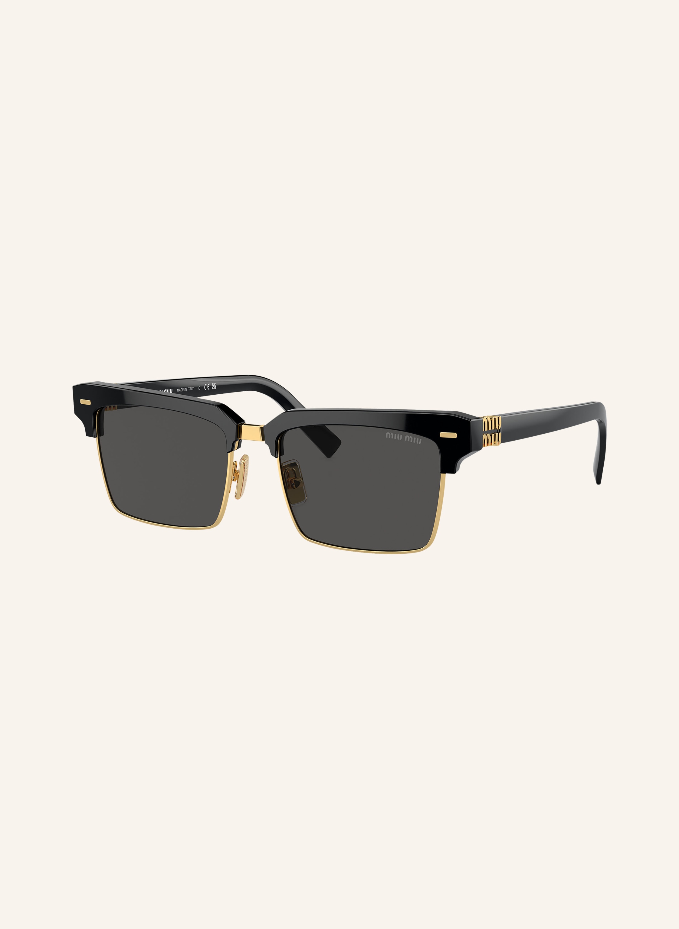 MIU MIU Sonnenbrille MU 10ZS in 1ab5s0 - schwarz
