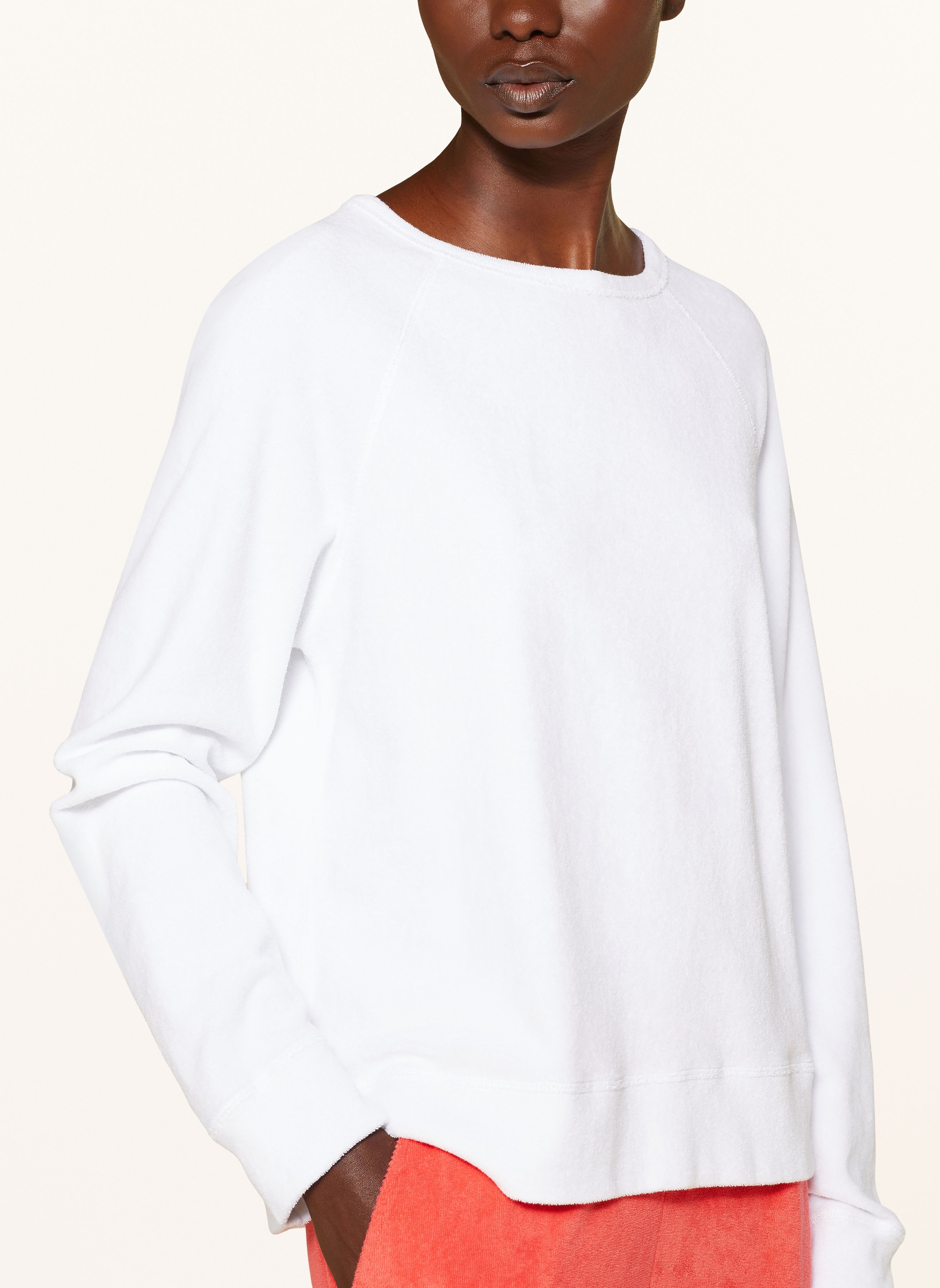 Juvia Frotteeshirt weiss – Bild 2