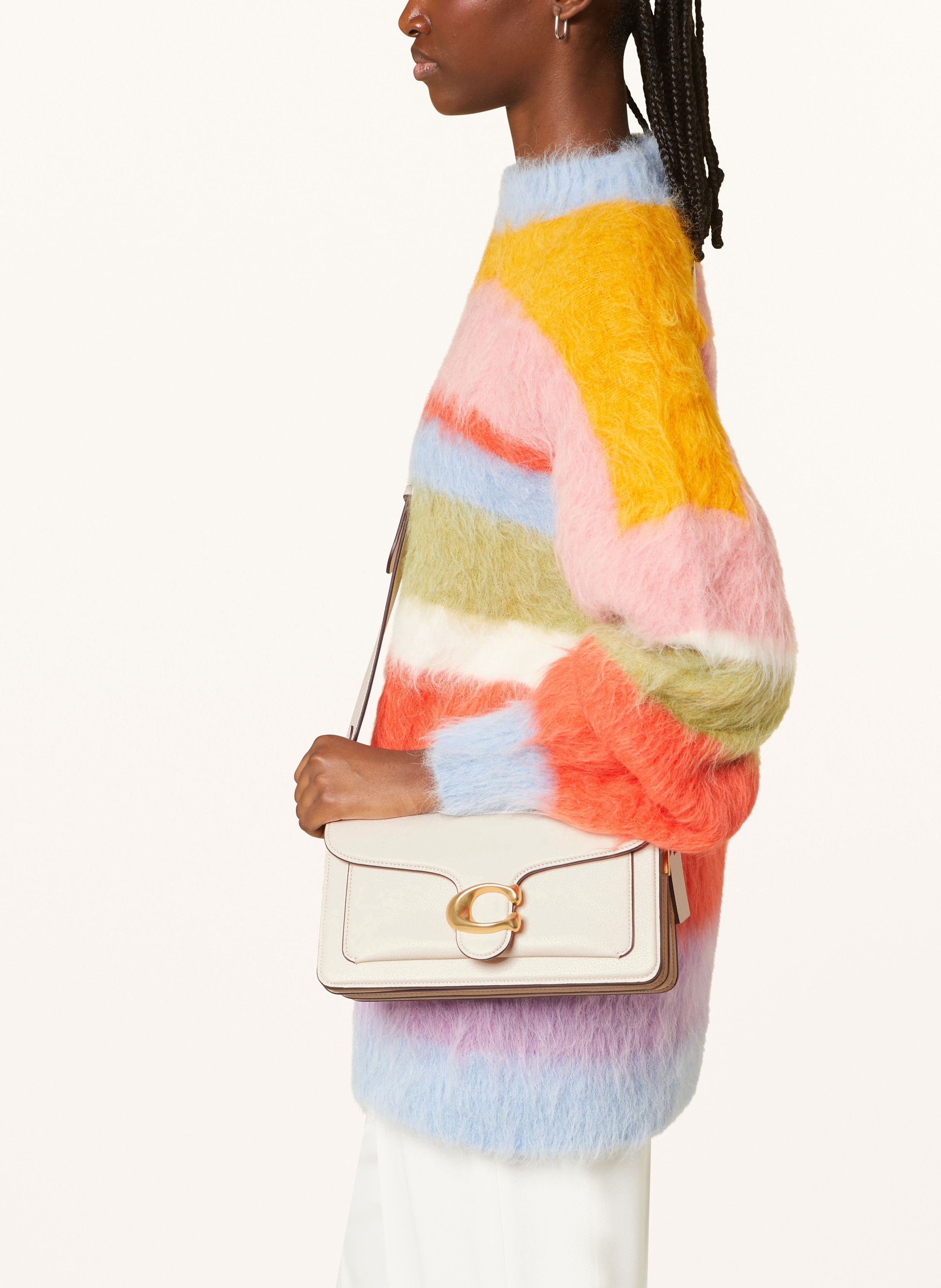 Thumbnail - Coach Umhängetasche Tabby 26 beige