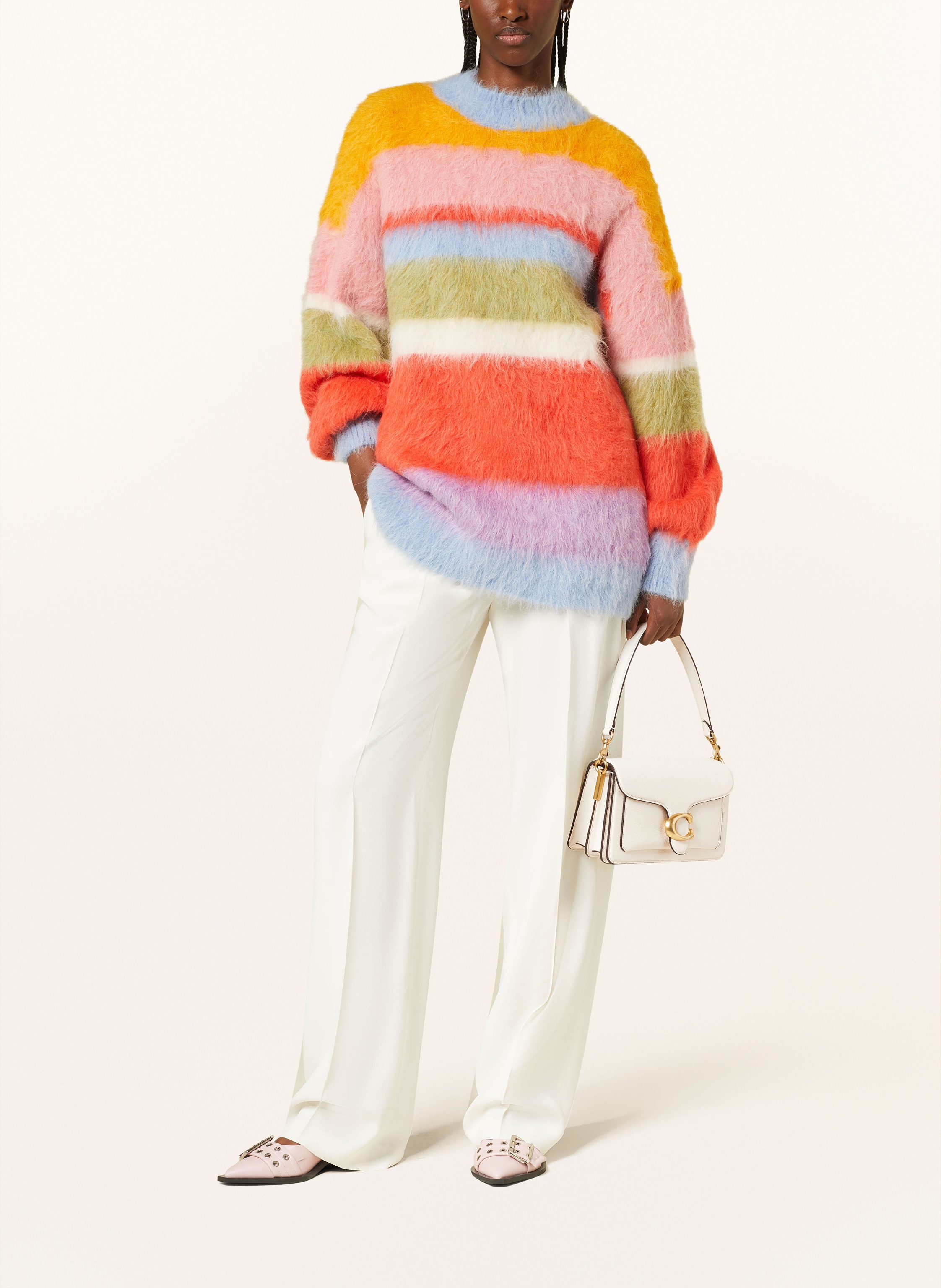 Thumbnail - Coach Umhängetasche Tabby 26 beige