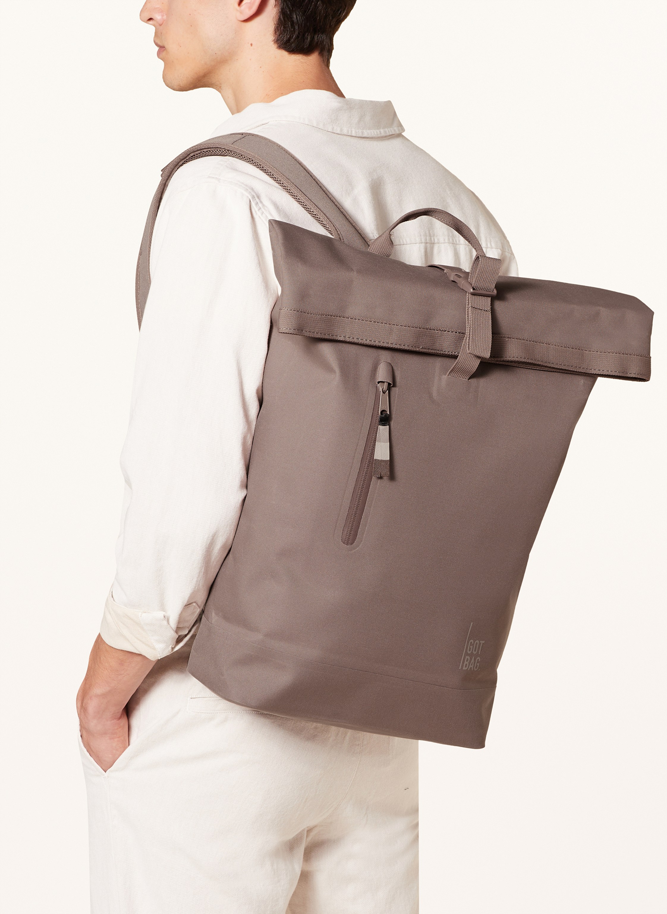 Thumbnail - Got Bag Rucksack Rolltop Lite 2.0 26 L Mit Laptoptasche beige