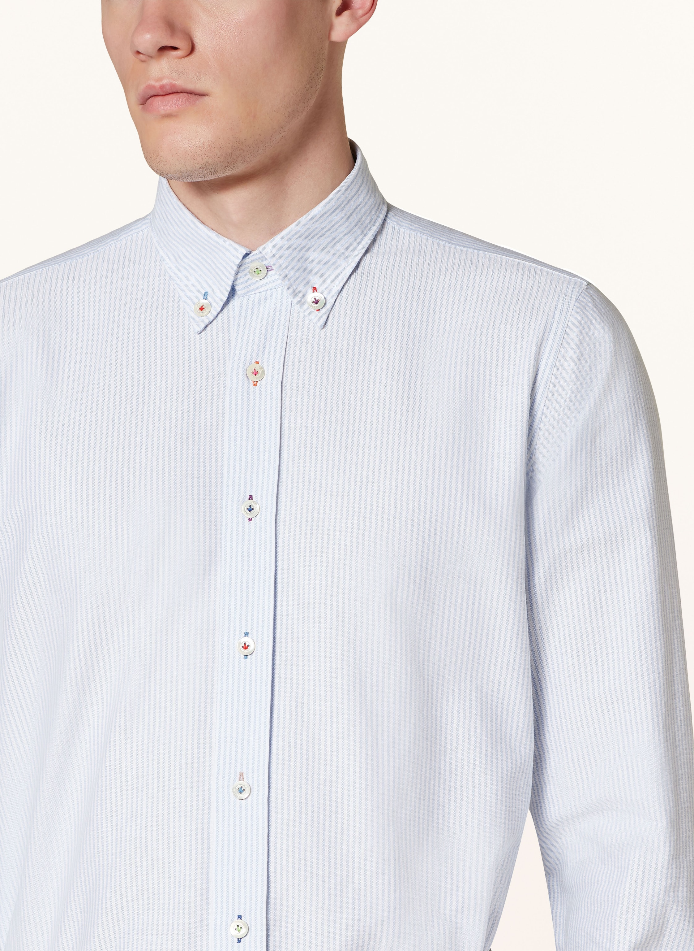 Thumbnail - du4 Trachtenhemd Win Slim Fit blau