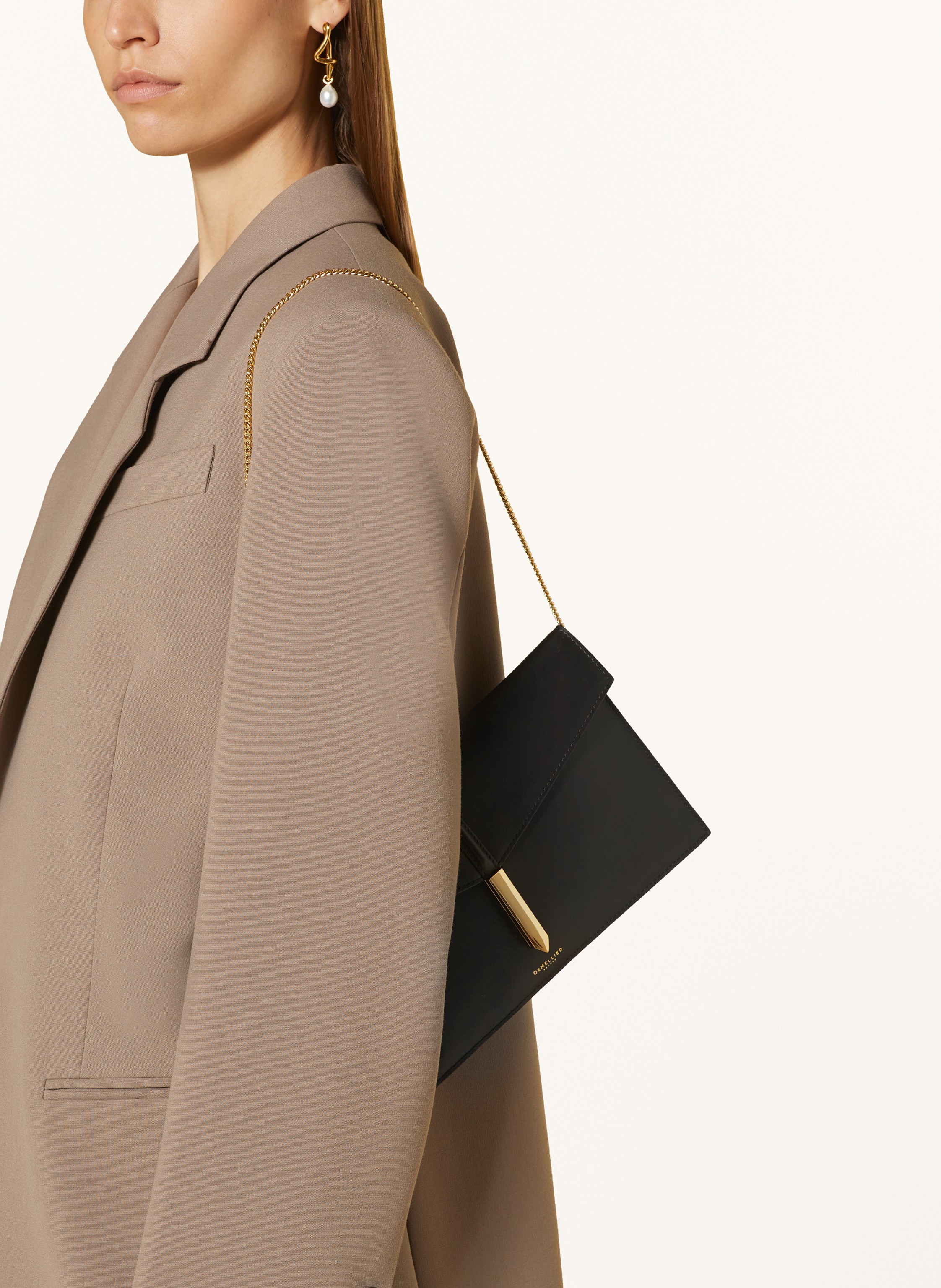 Thumbnail - Demellier Clutch Tokyo schwarz