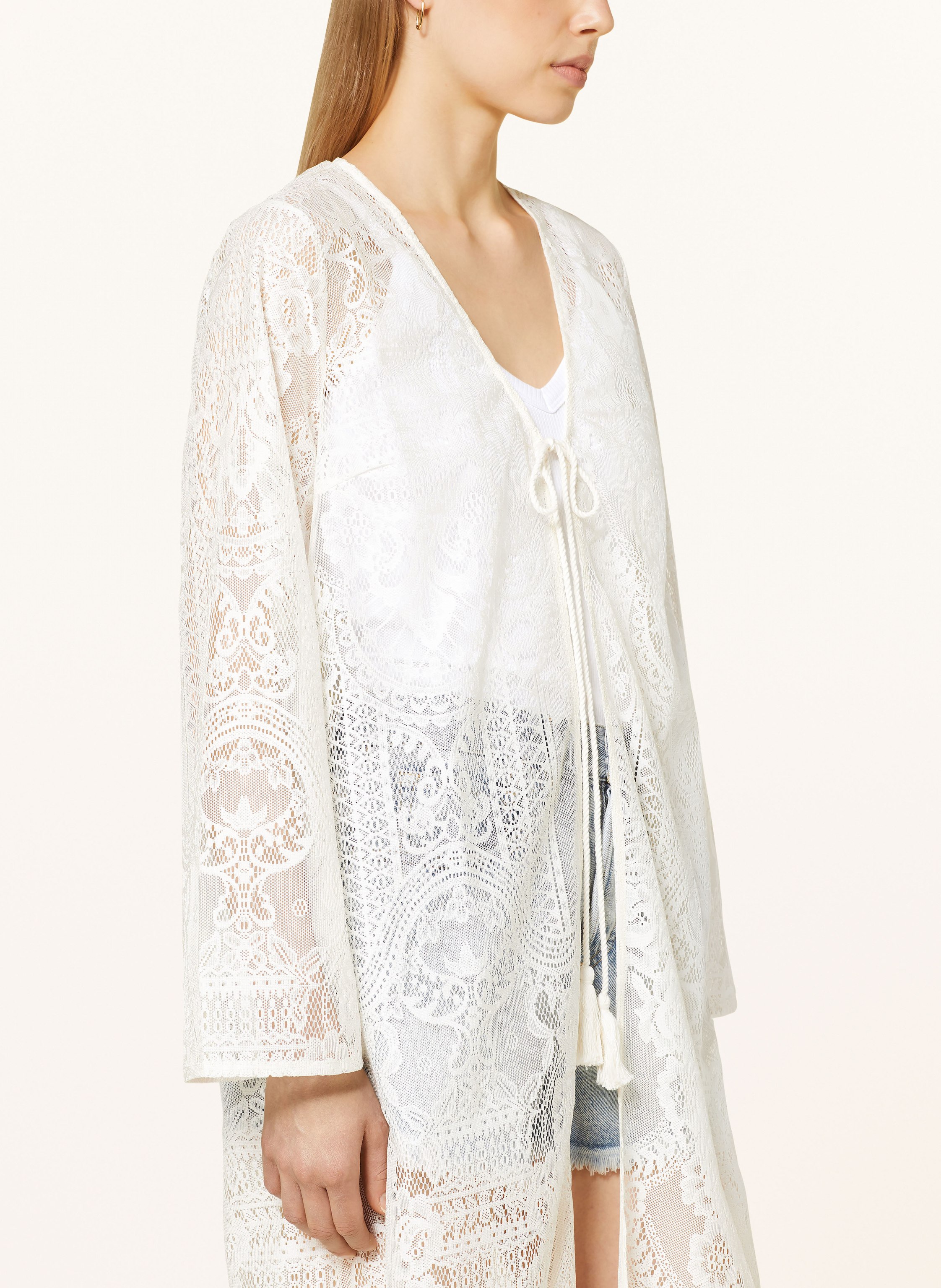 Thumbnail - Y.A.S. Spitzenkimono weiss
