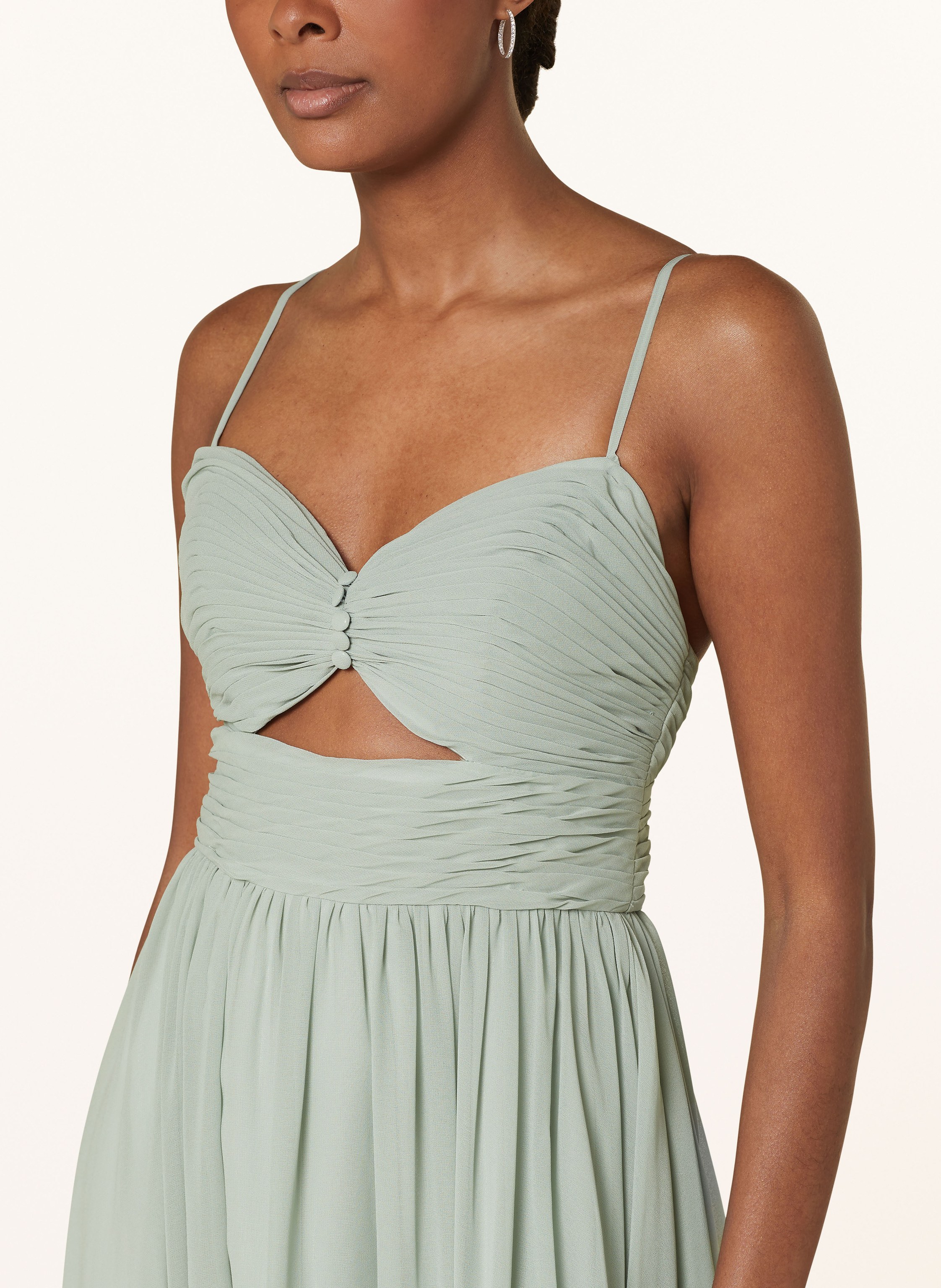 Thumbnail - Hey Kyla Abendkleid Mit Plissees gruen