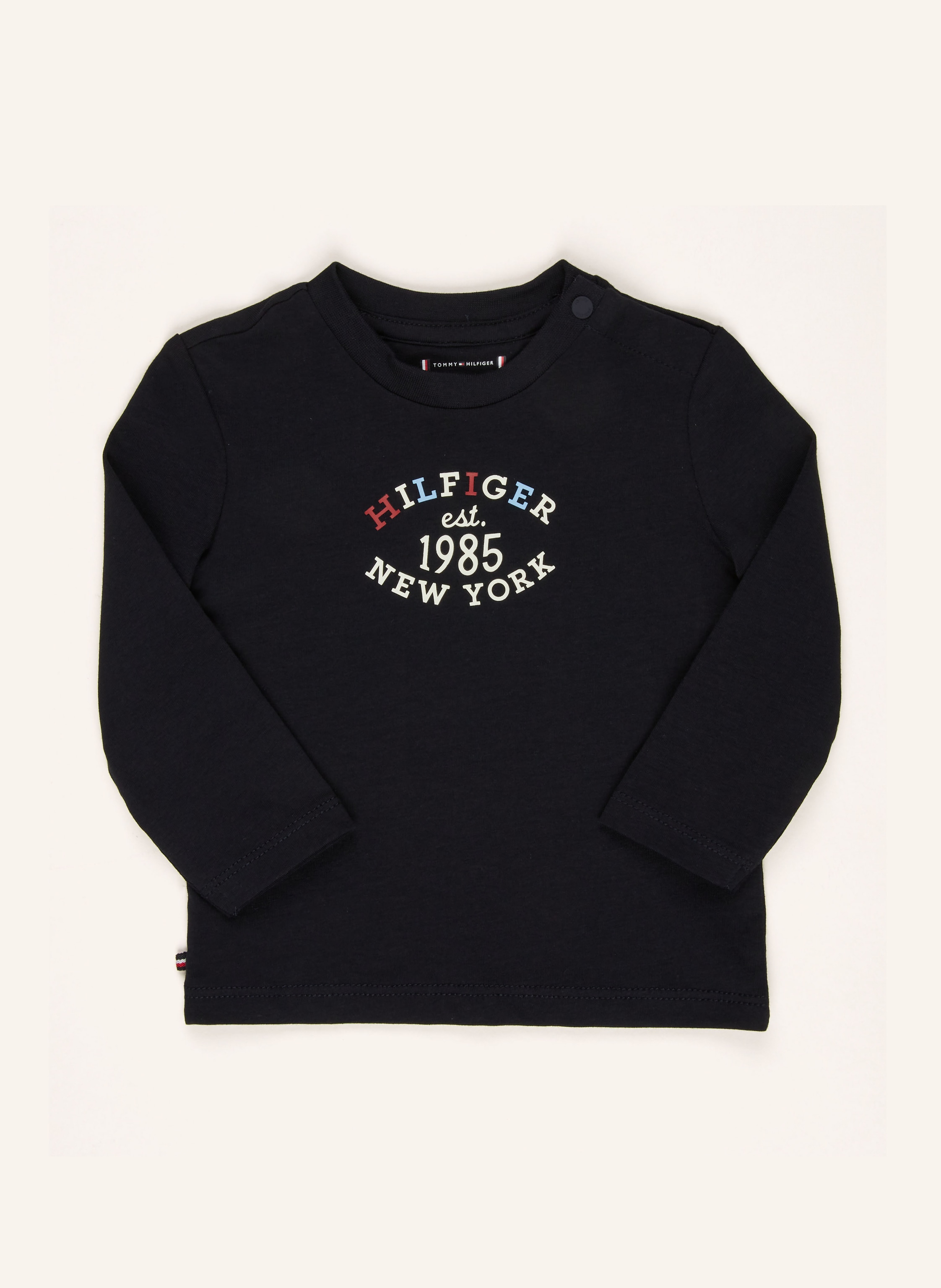 Black long sleeve tommy hilfiger top