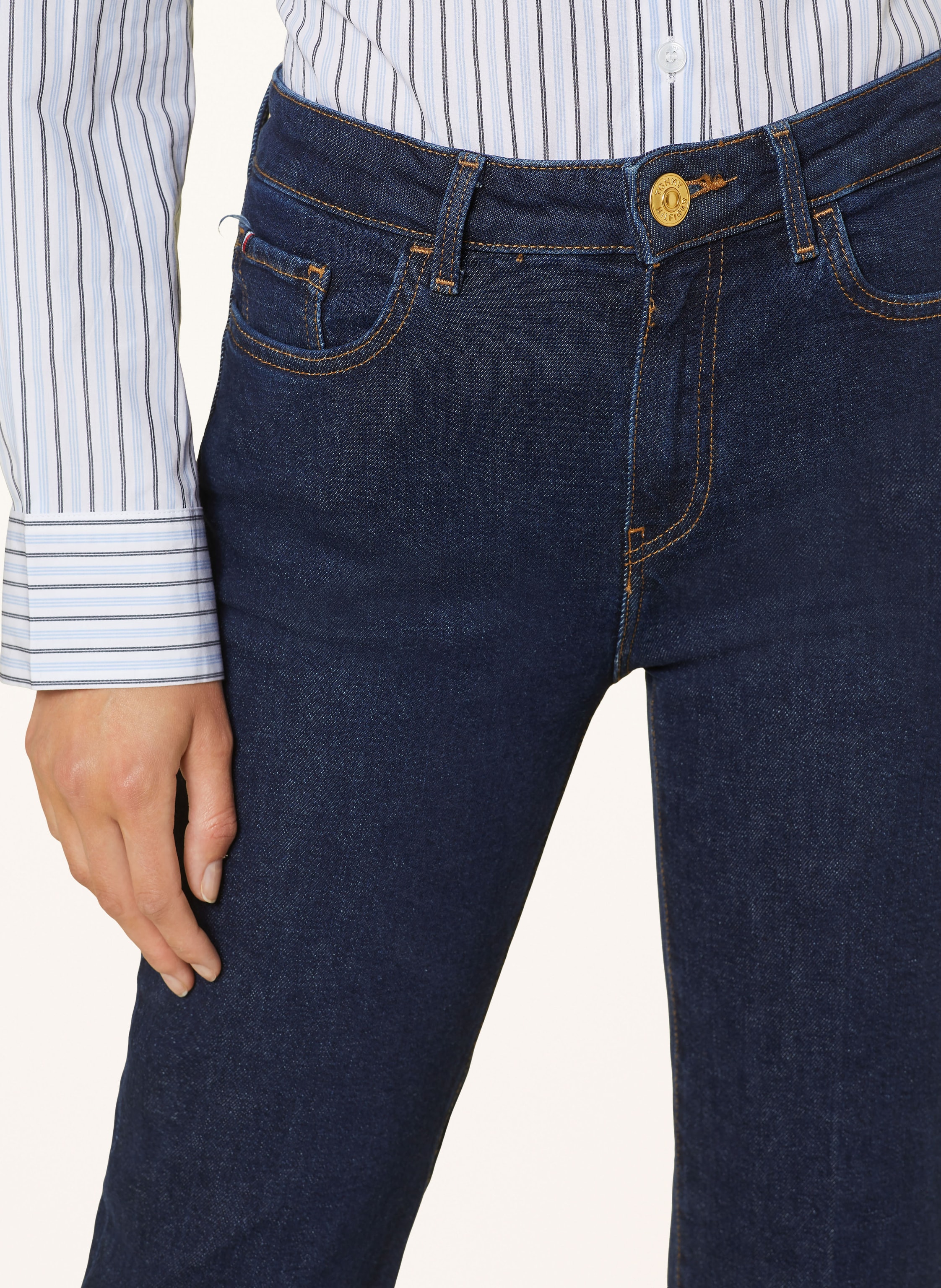 Tommy Hilfiger Bootcut Jeans blau – Bild 2