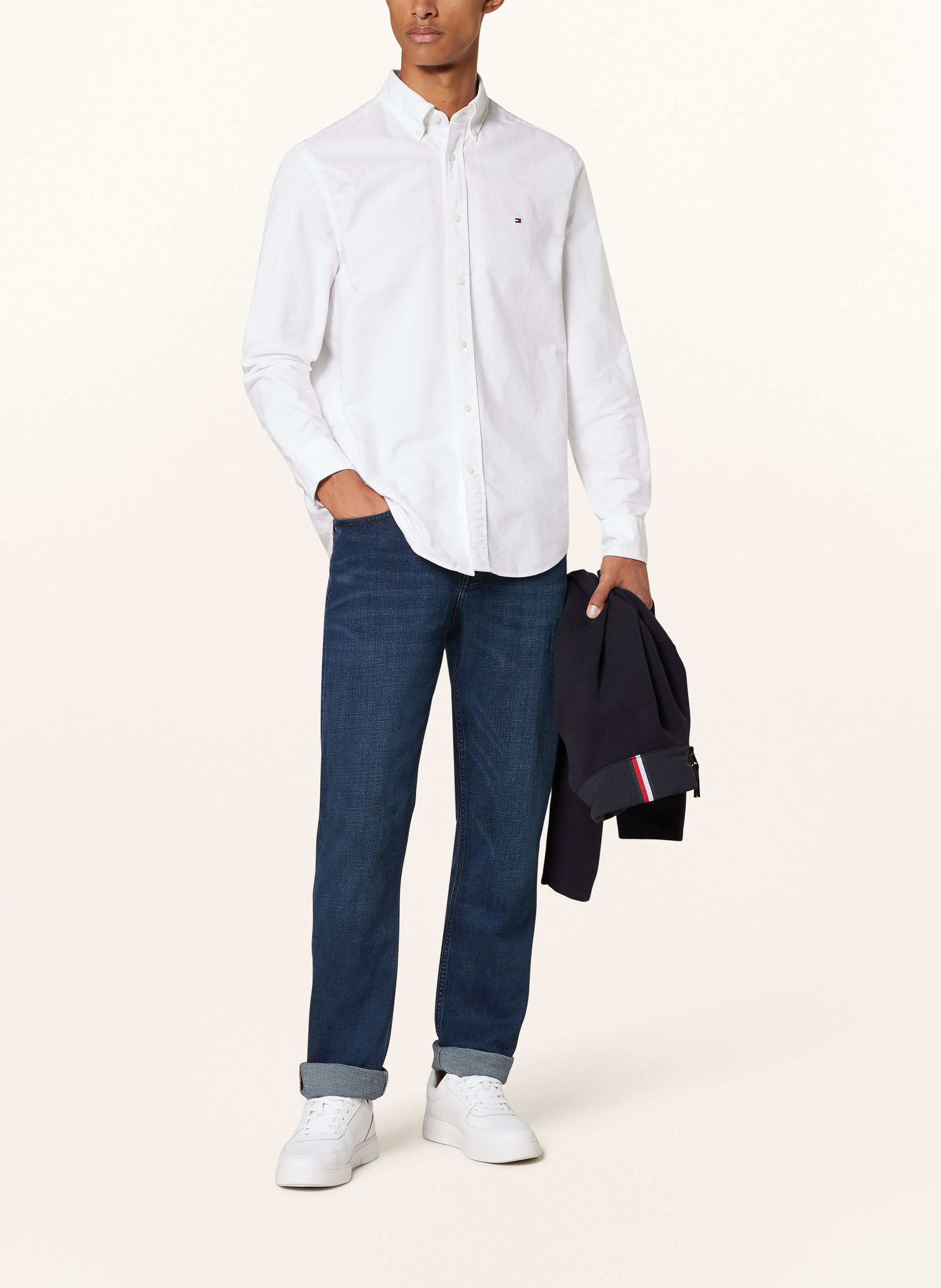 Thumbnail - Tommy Hilfiger Oxfordhemd Regular Fit weiss