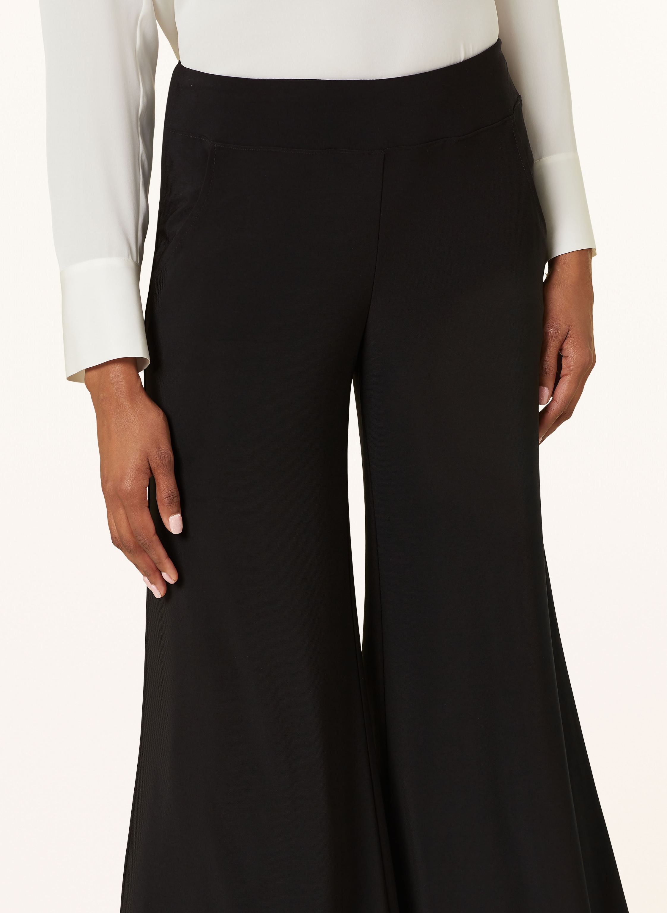 Thumbnail - Joseph Ribkoff Marlenehose Aus Jersey schwarz