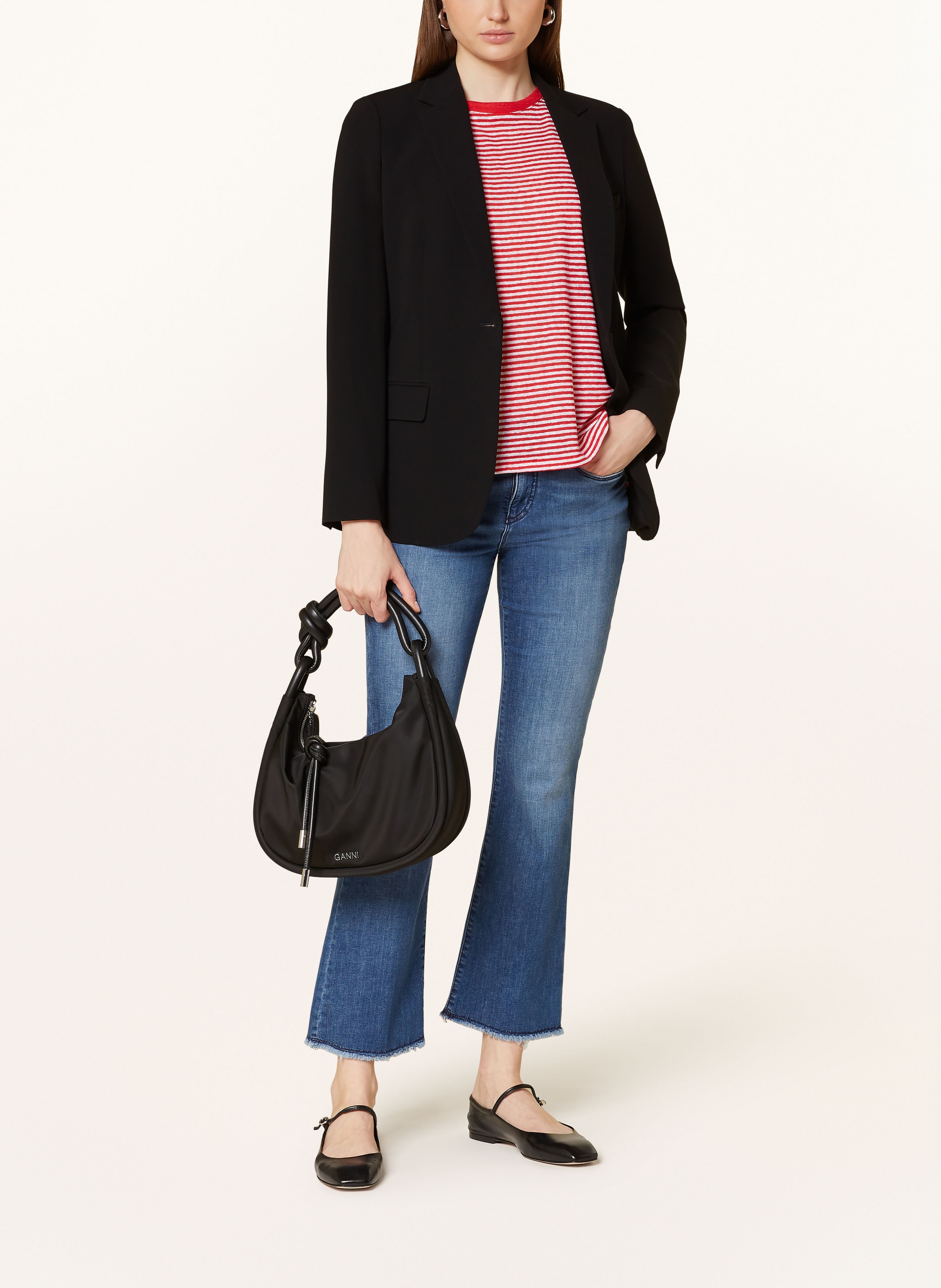 Thumbnail - Darling Harbour T-Shirt Aus Leinen rot