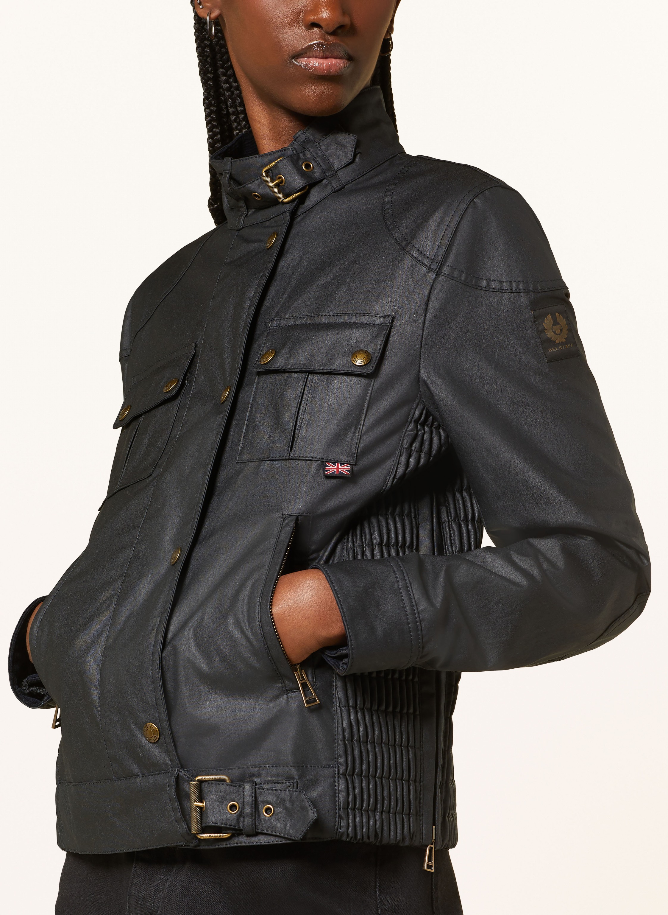 Thumbnail - Belstaff Fieldjacket Gangster blau