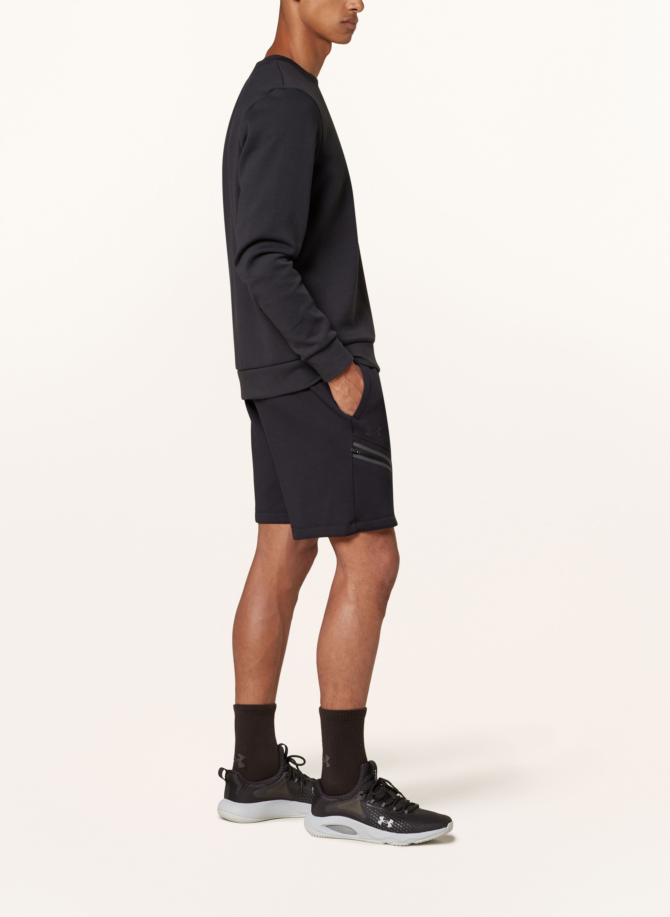 Thumbnail - Under Armour Sweatshorts Ua Unstopppable schwarz