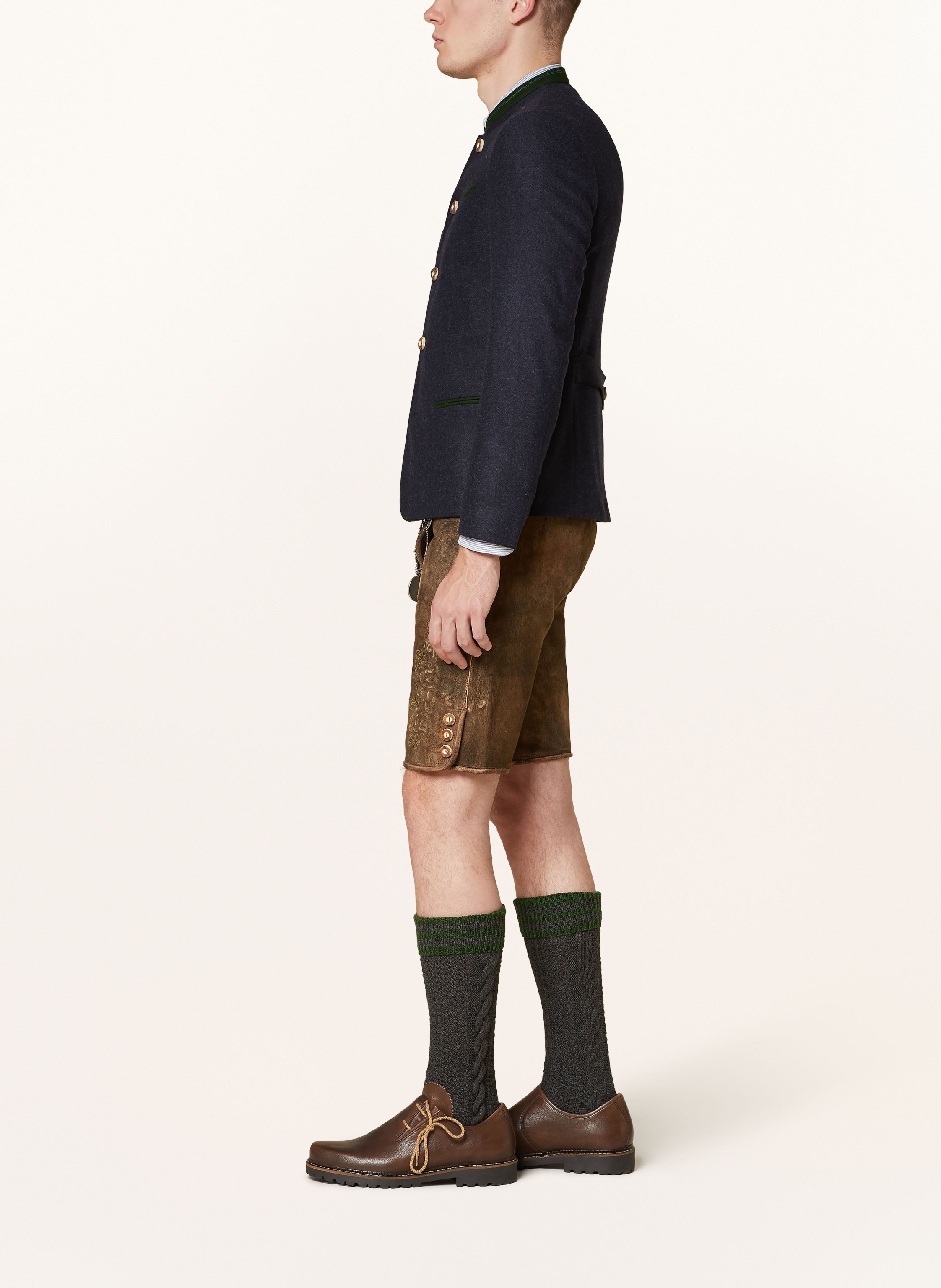 Thumbnail - Hirscher Trachten-Lederhose Villach braun