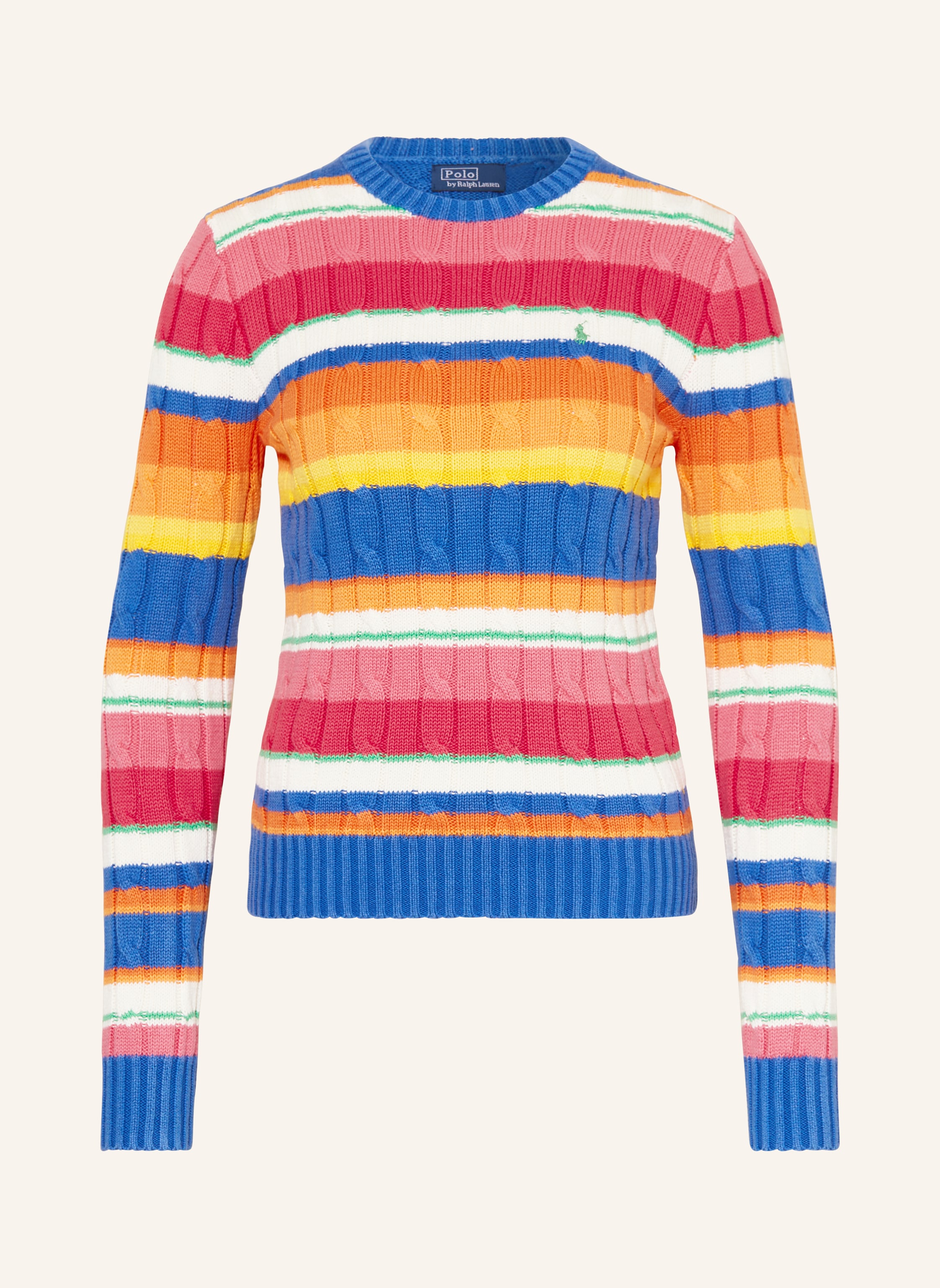 POLO RALPH LAUREN Sweater in blue pink orange