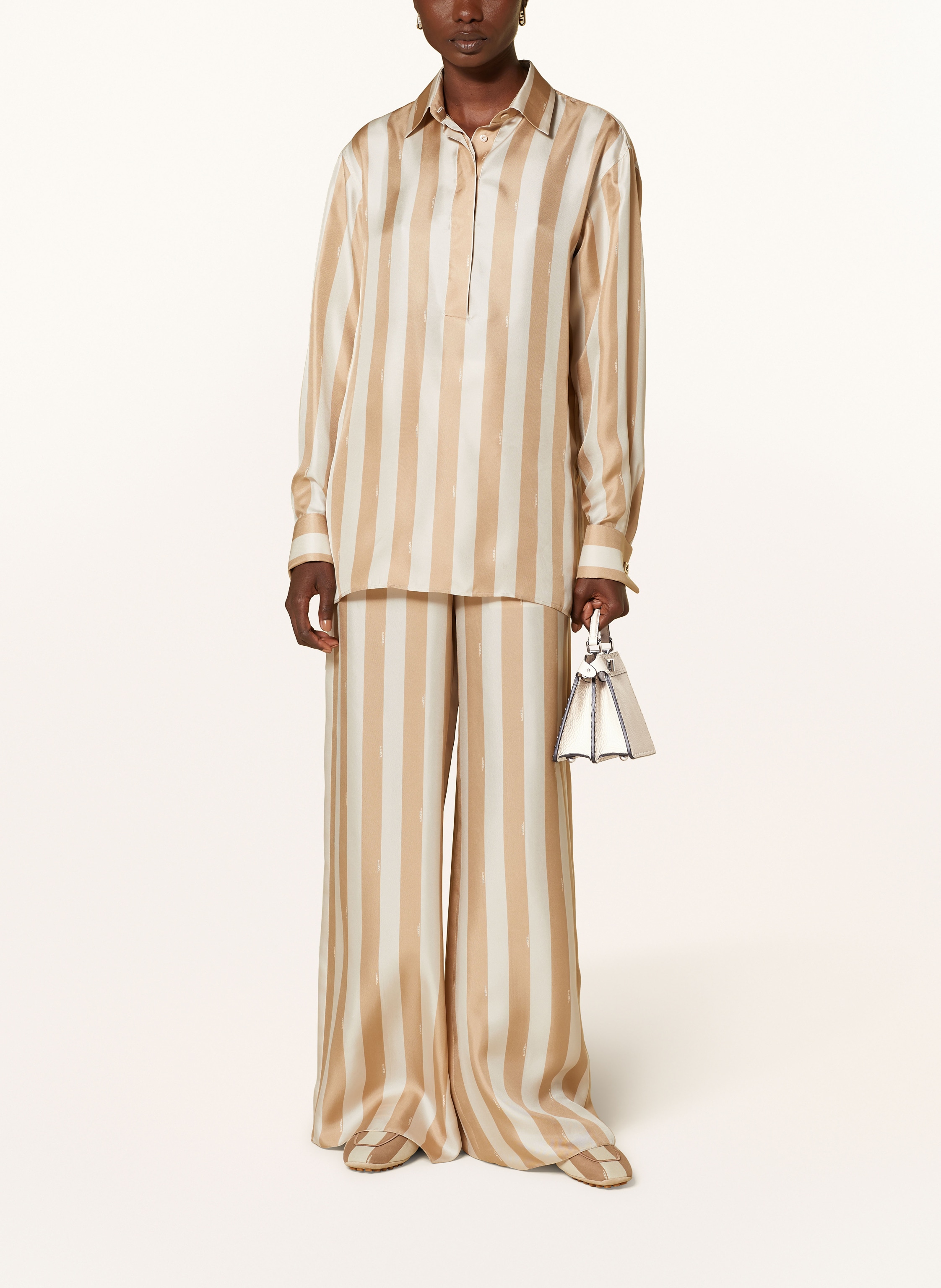 Thumbnail - Fendi Handtasche Peekaboo Iseeu weiss