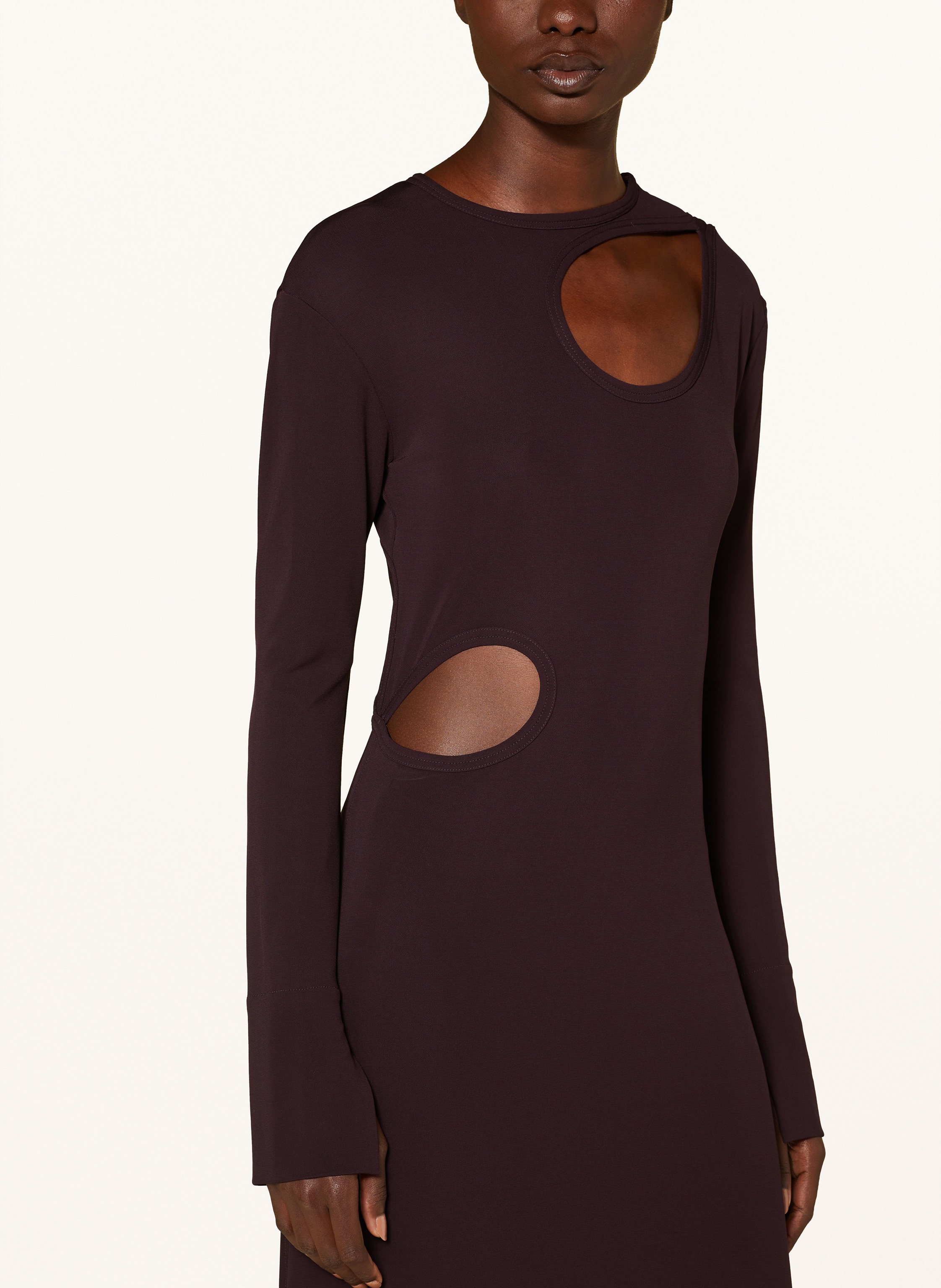 Thumbnail - Victoria Beckham Abendkleid Mit Cut-Outs braun