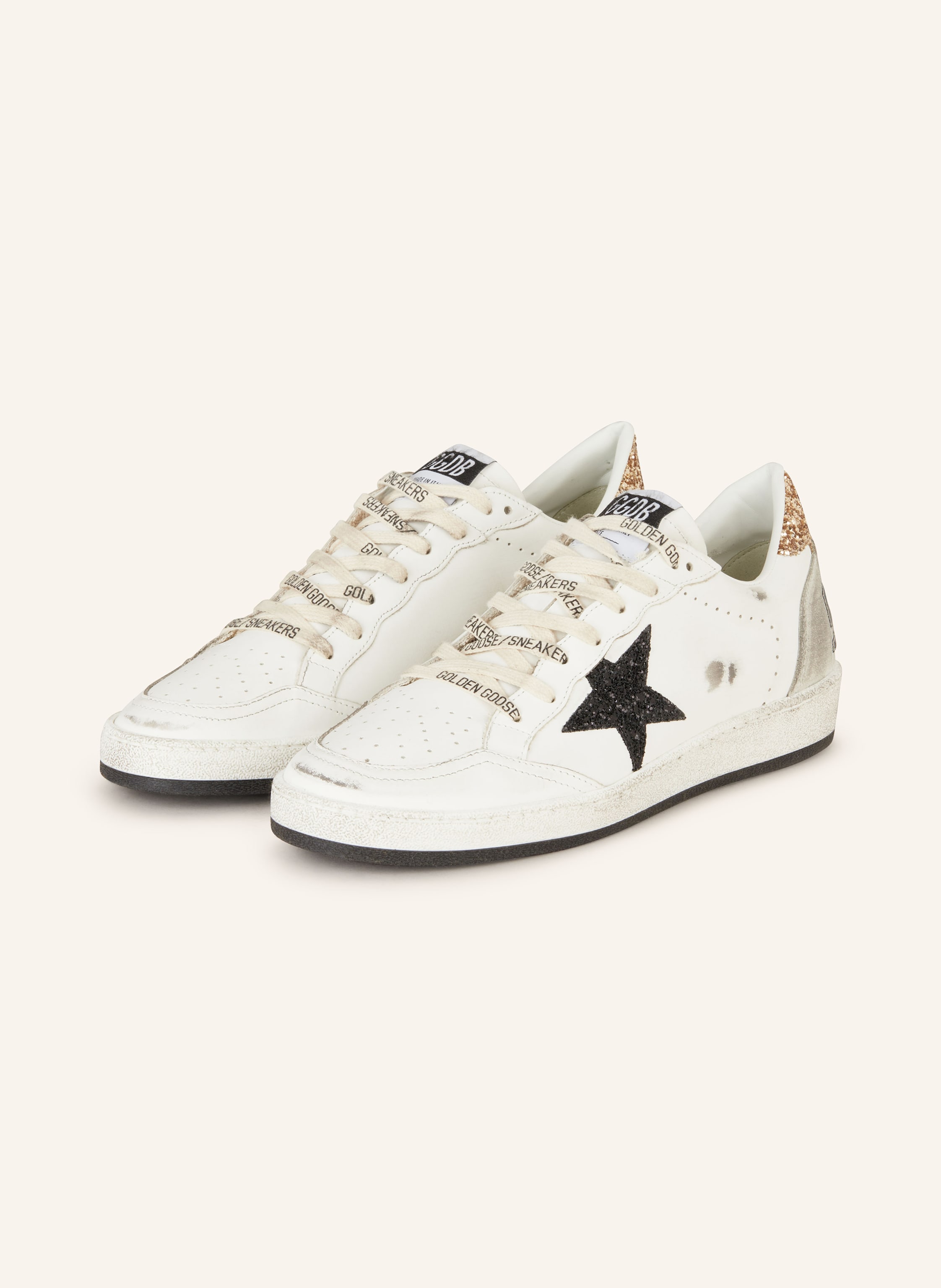 Golden Goose Golden Goose Sneaker Ball Star weiss in WEISS / SCHWARZ