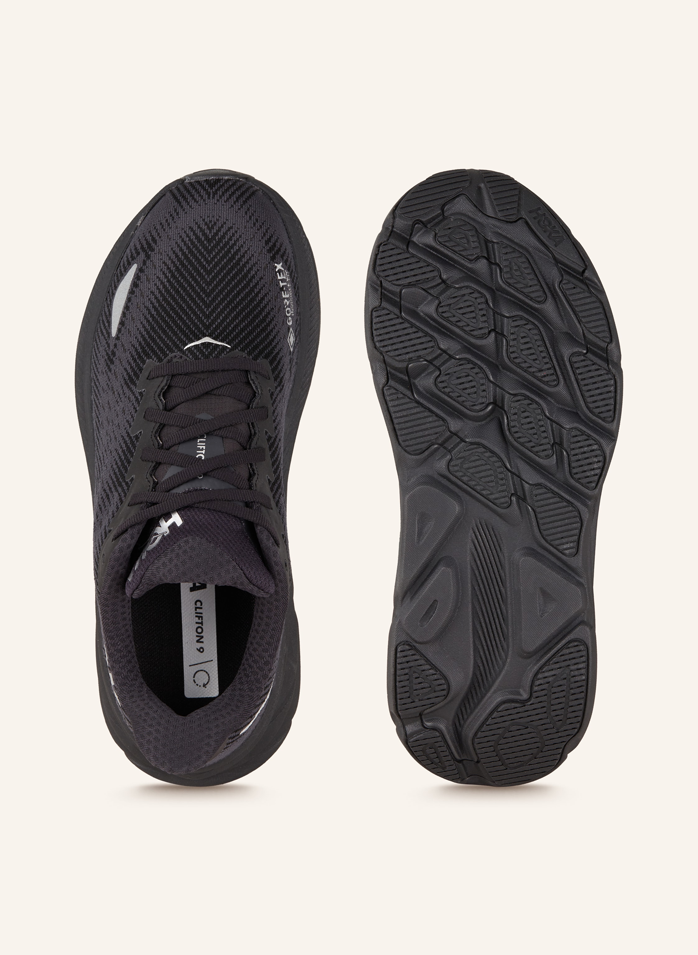 Thumbnail - Hoka Laufschuhe Clifton 9 Gtx schwarz