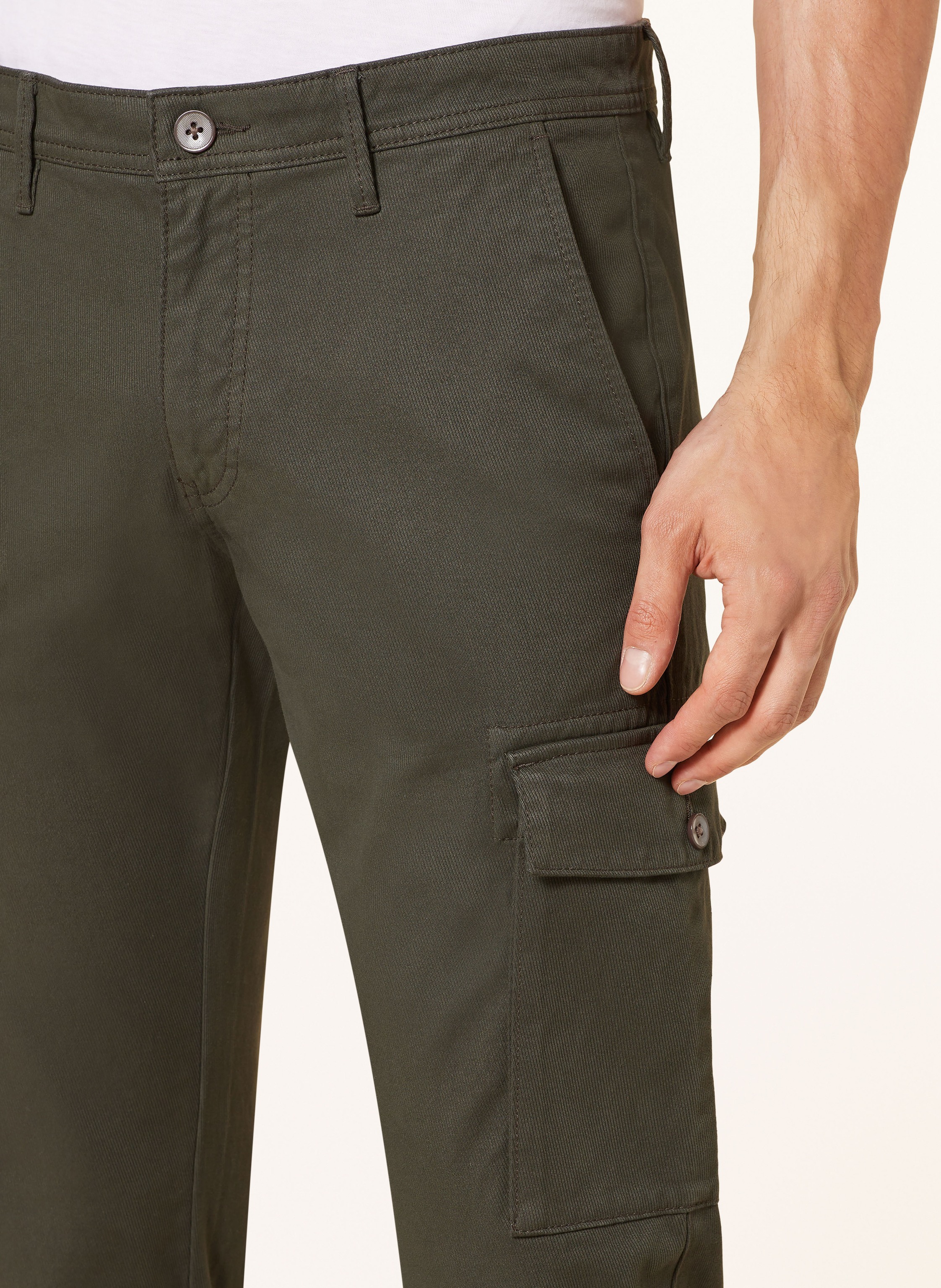 Thumbnail - Strokesman's Cargohose Cavalery Slim Fit gruen