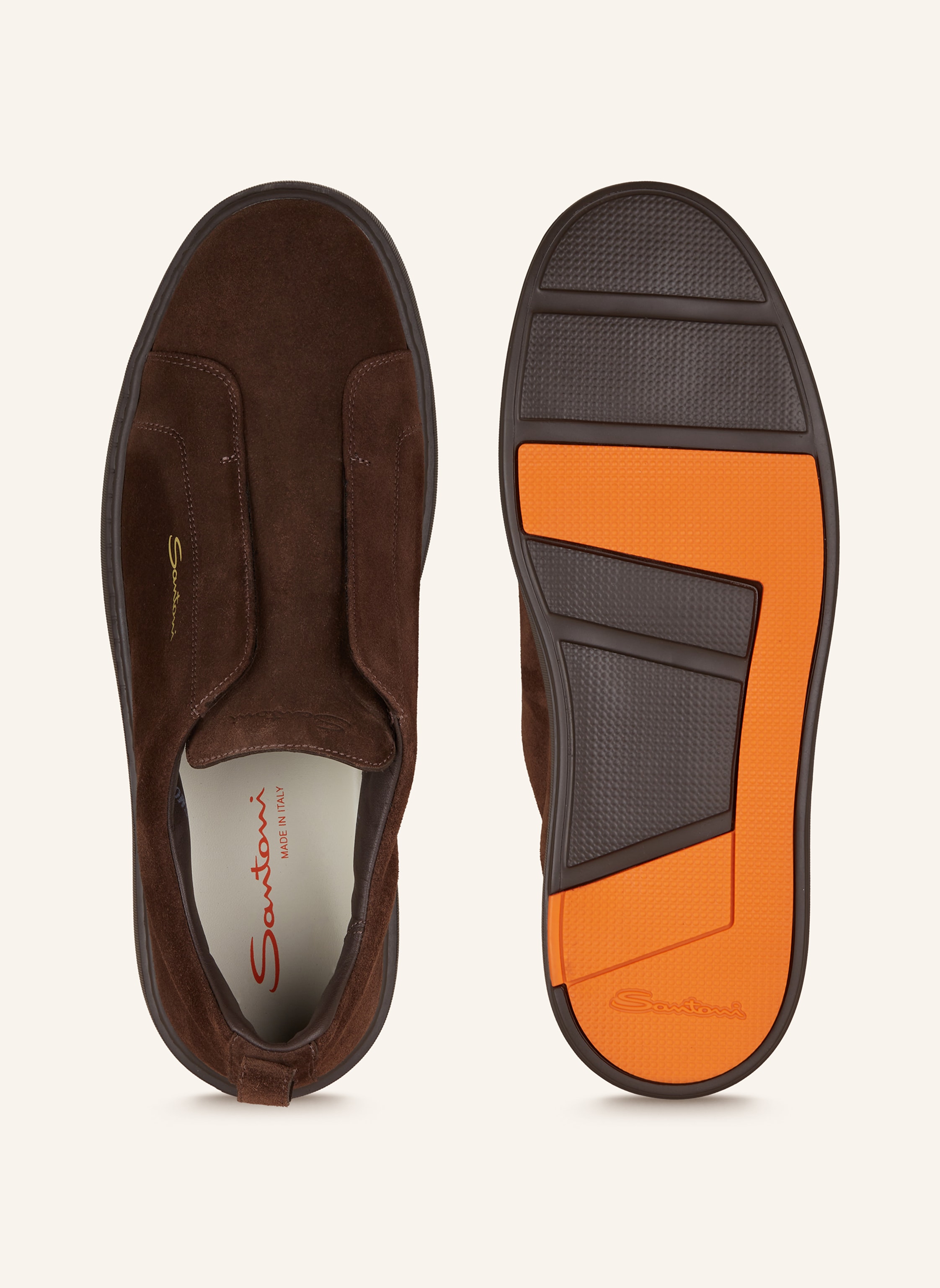 Thumbnail - Santoni Sneaker Victory braun