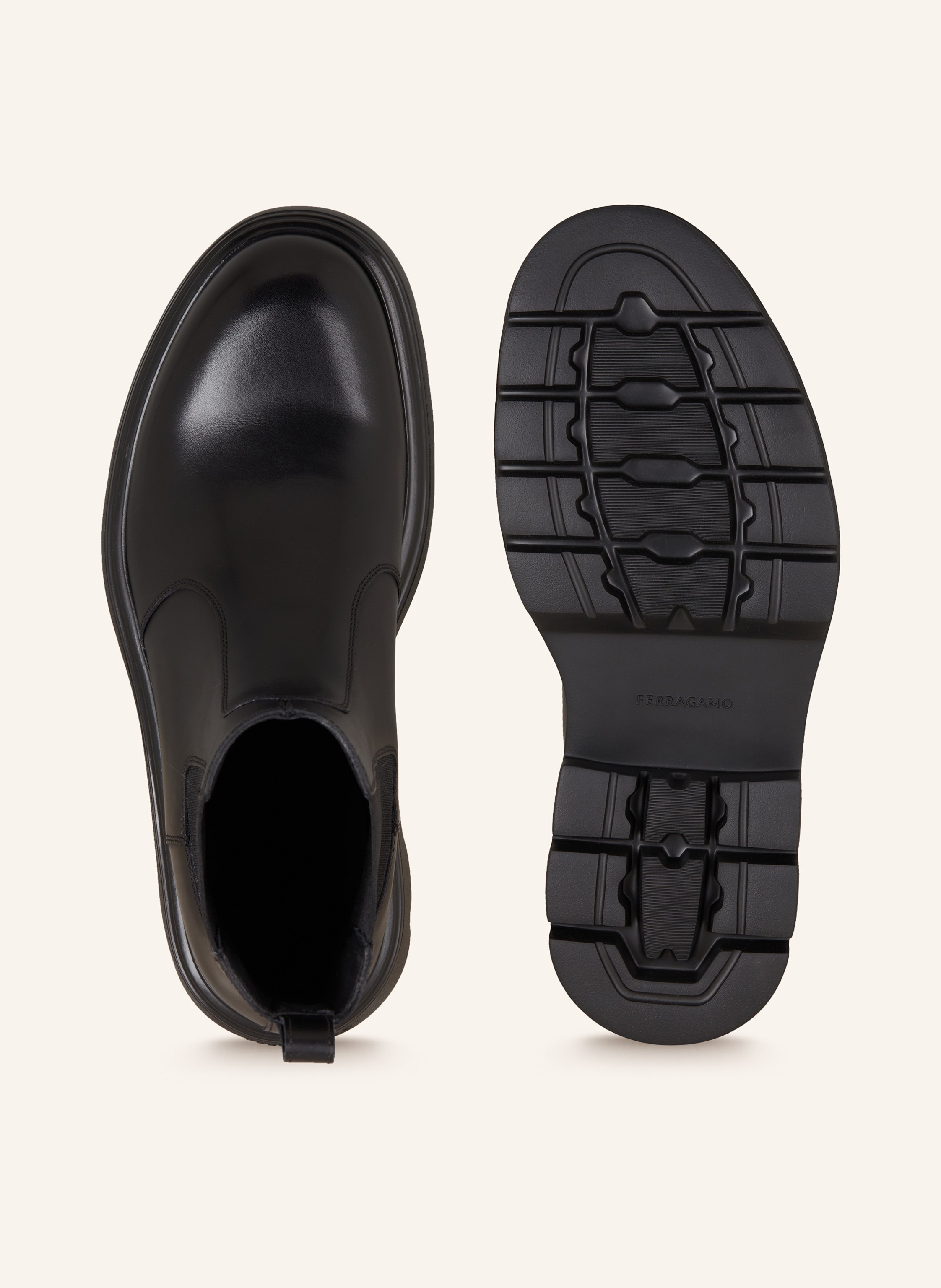 Thumbnail - Ferragamo Chelsea-Boots Dollie schwarz