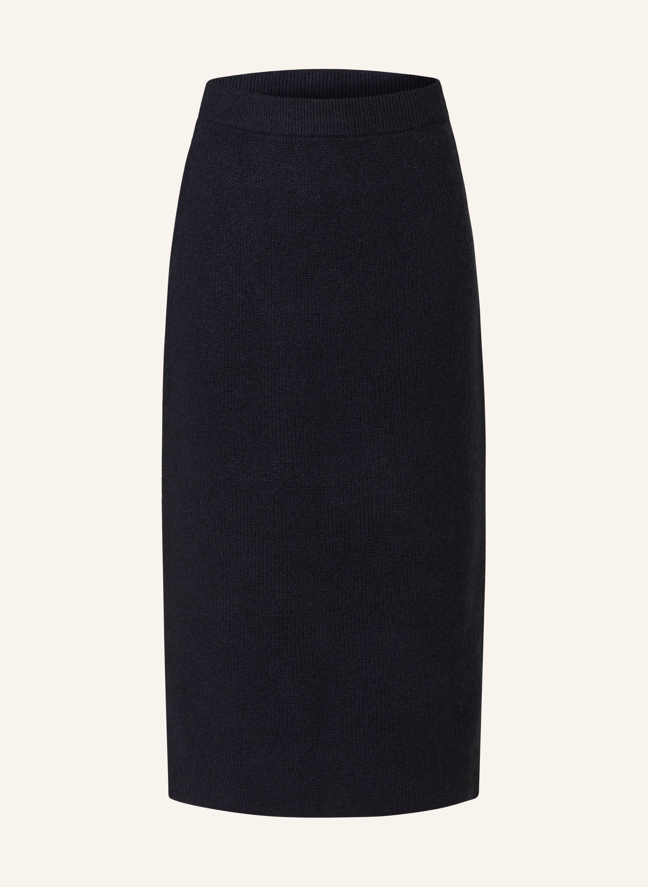 FABIANA FILIPPI Knit skirt in dark blue