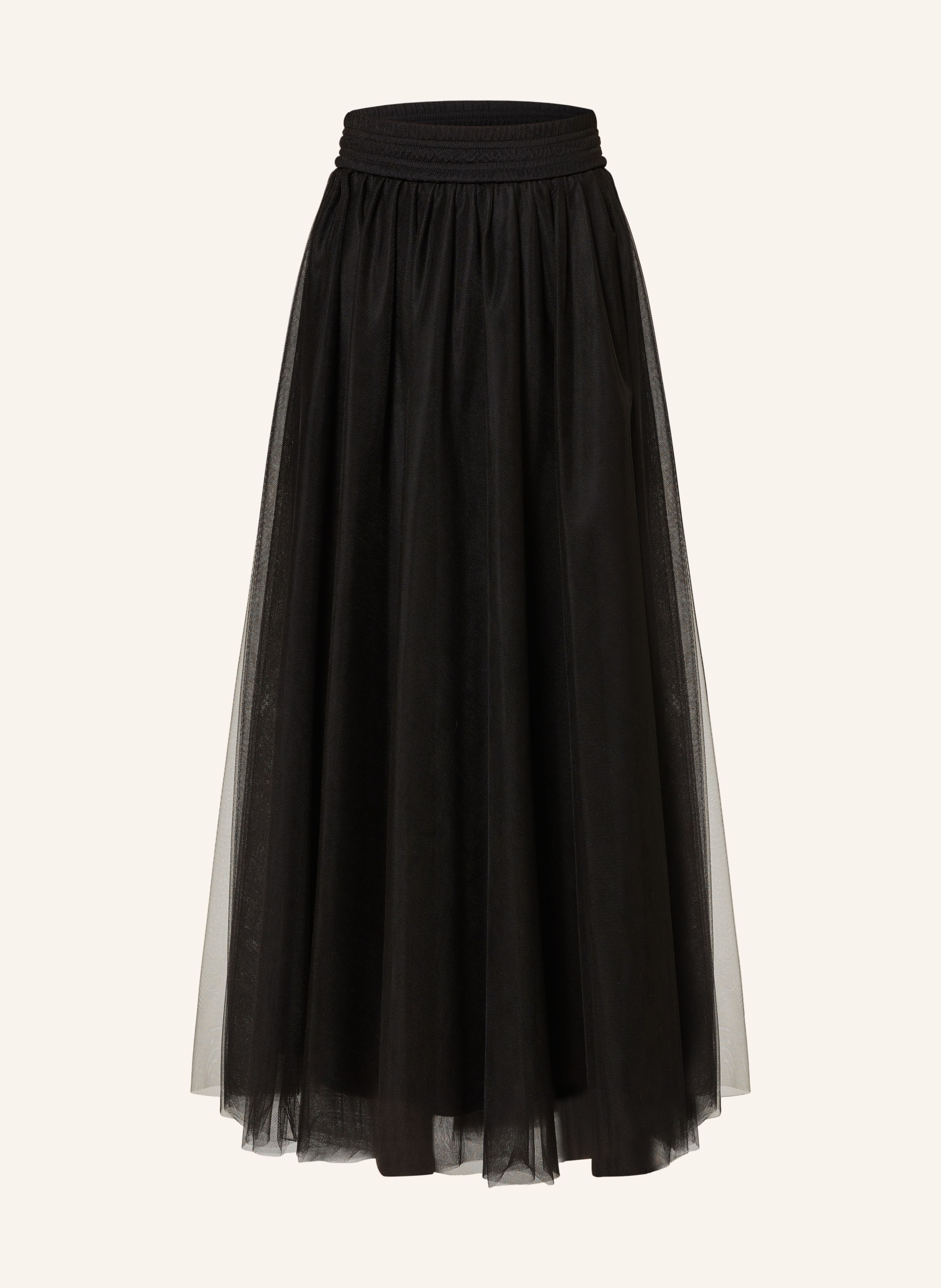 FABIANA FILIPPI Tulle skirt in black