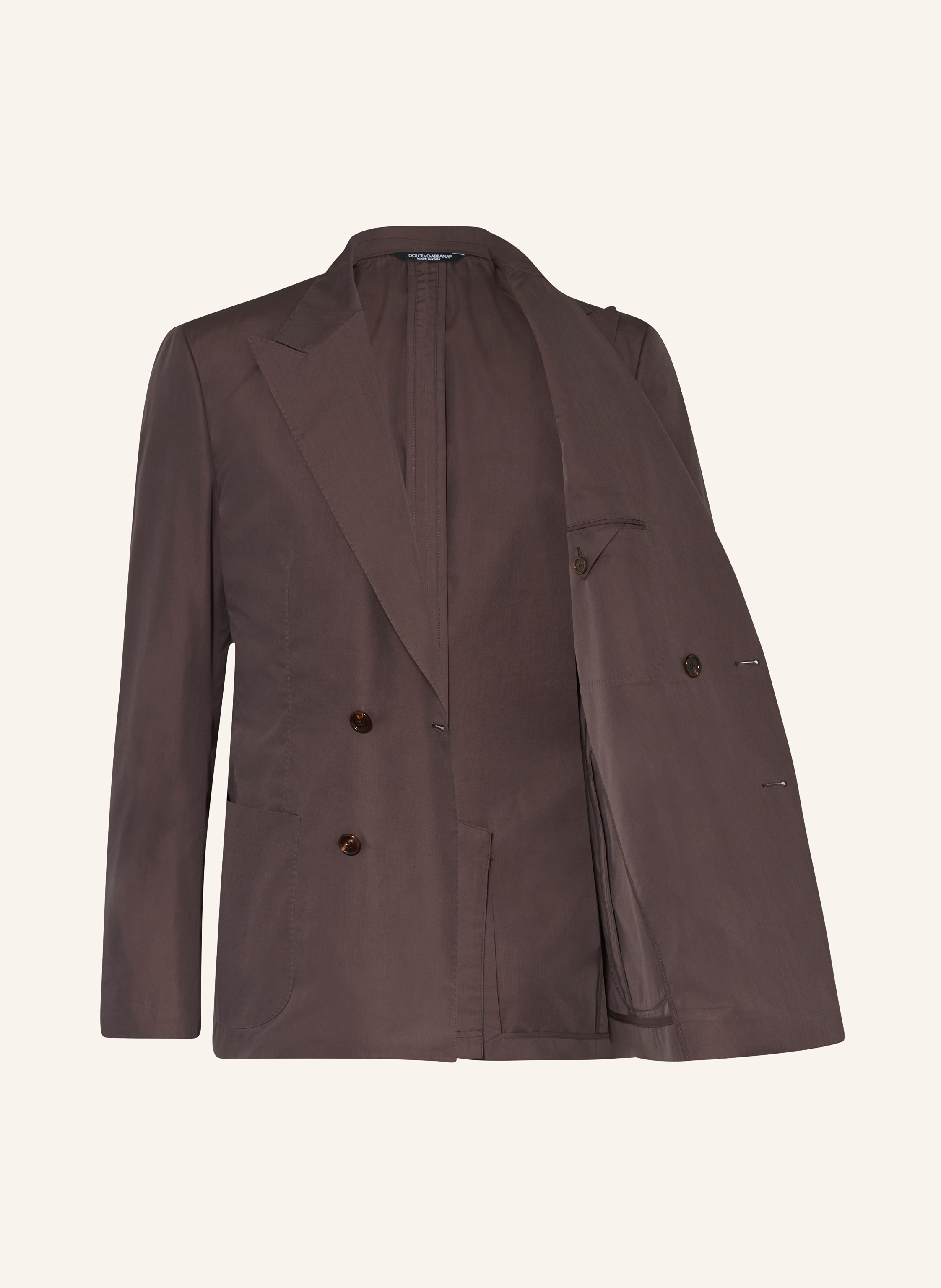 Thumbnail - Dolce & Gabbana Anzugsakko Regular Portofino Fit braun