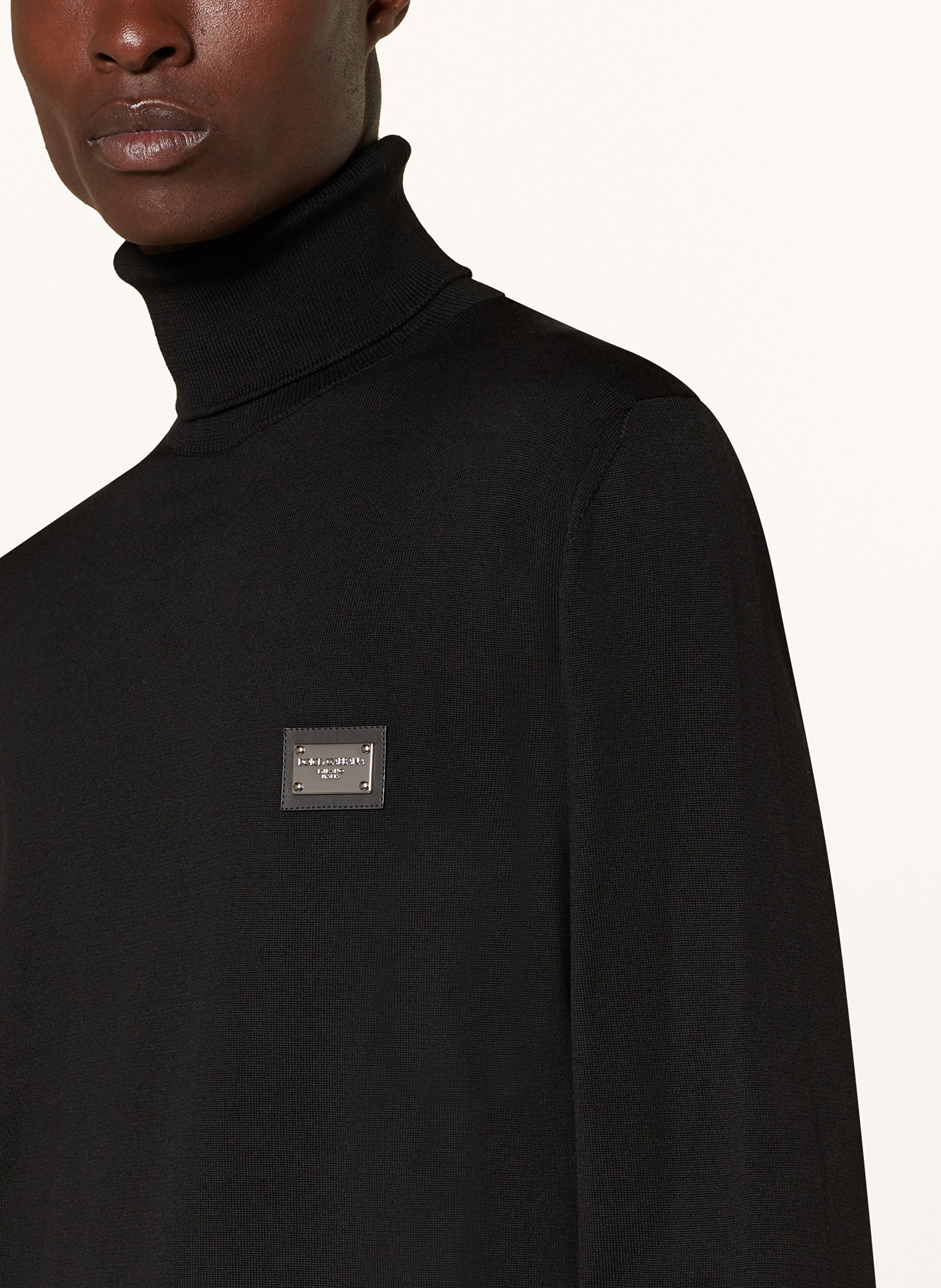 Thumbnail - Dolce & Gabbana Rollkragenpullover schwarz