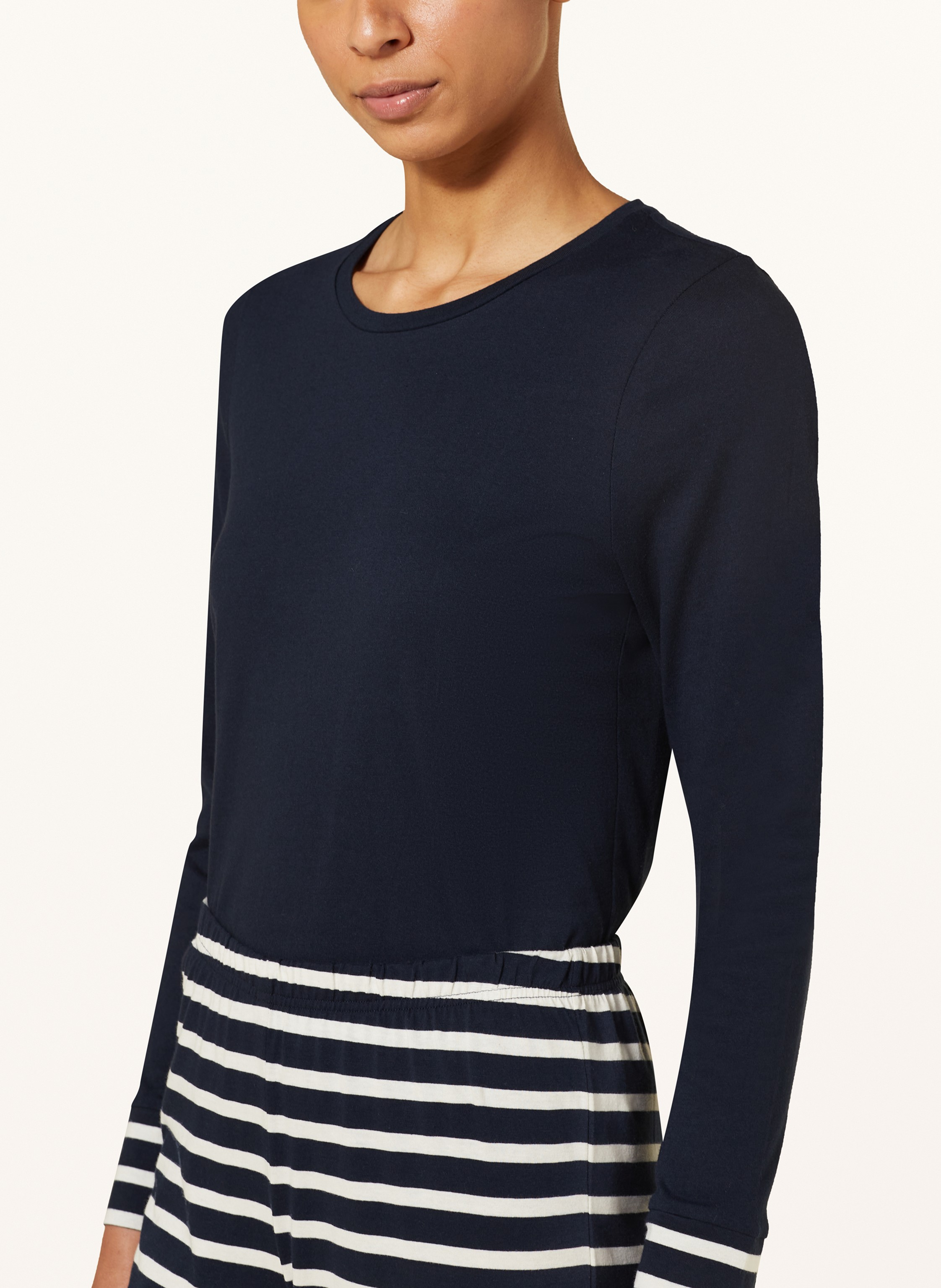 Thumbnail - Schiesser Schlafanzug Casual Essentials blau