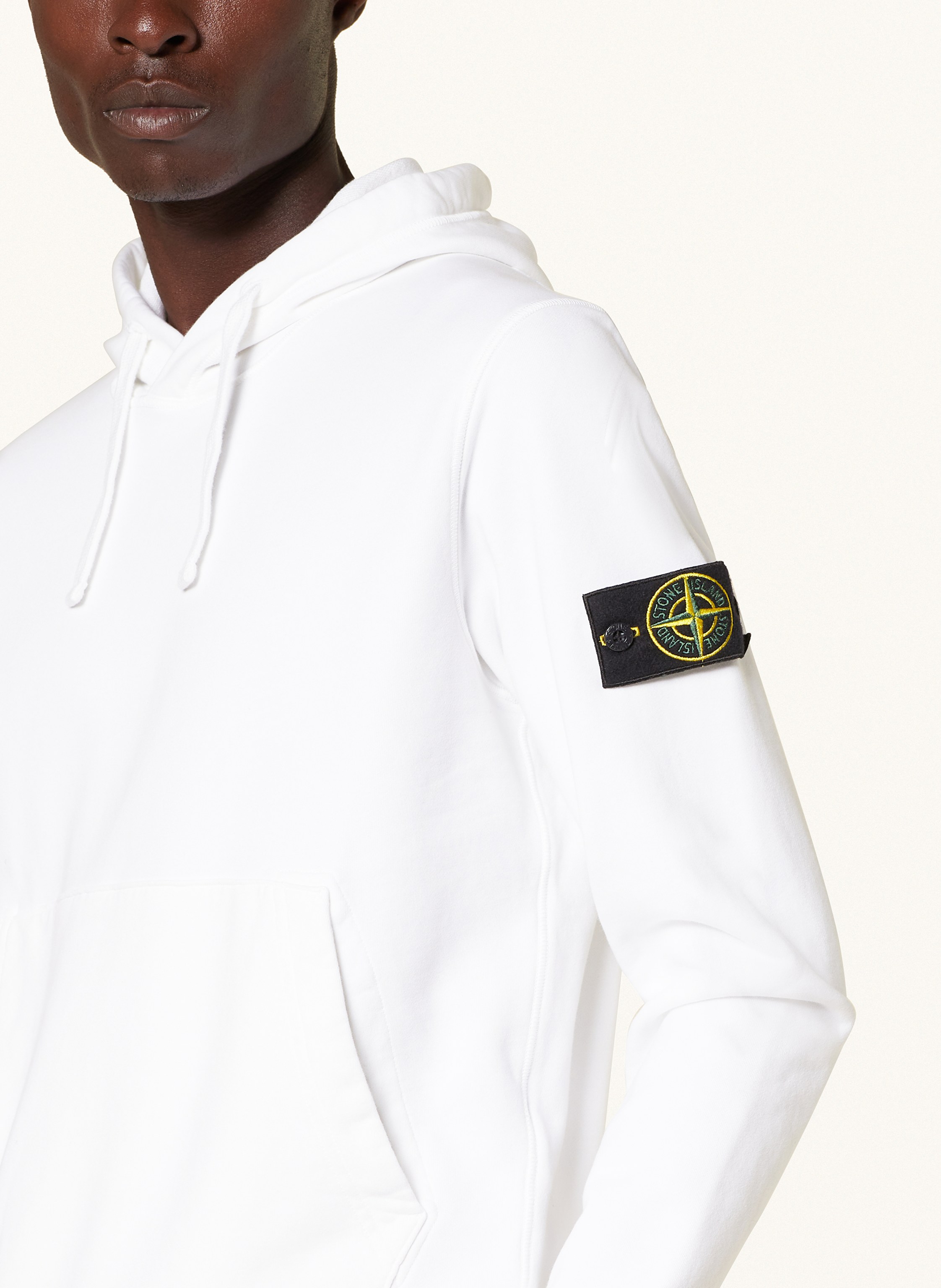 Thumbnail - Stone Island Hoodie weiss