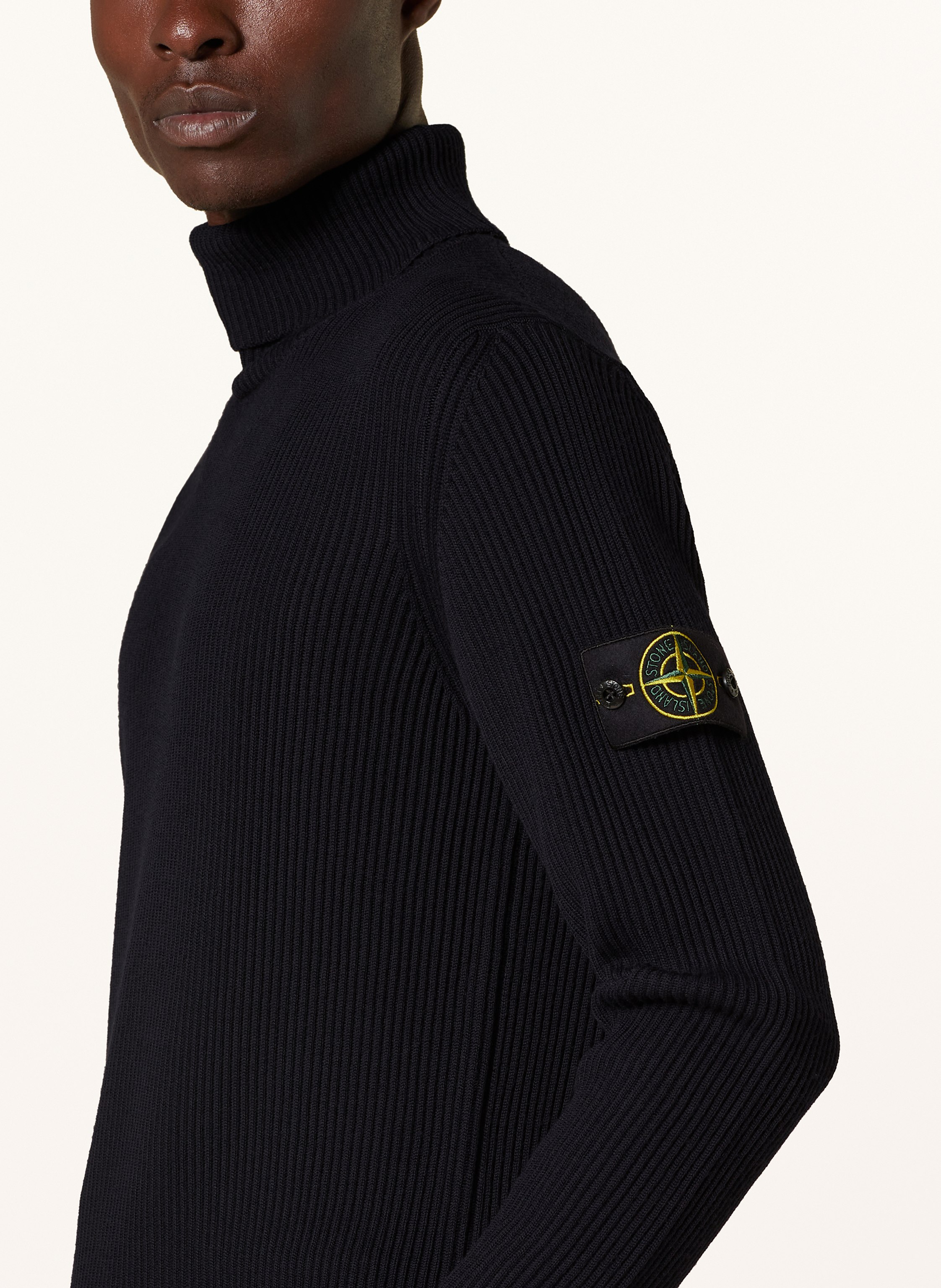 Thumbnail - Stone Island Rollkragenpullover blau