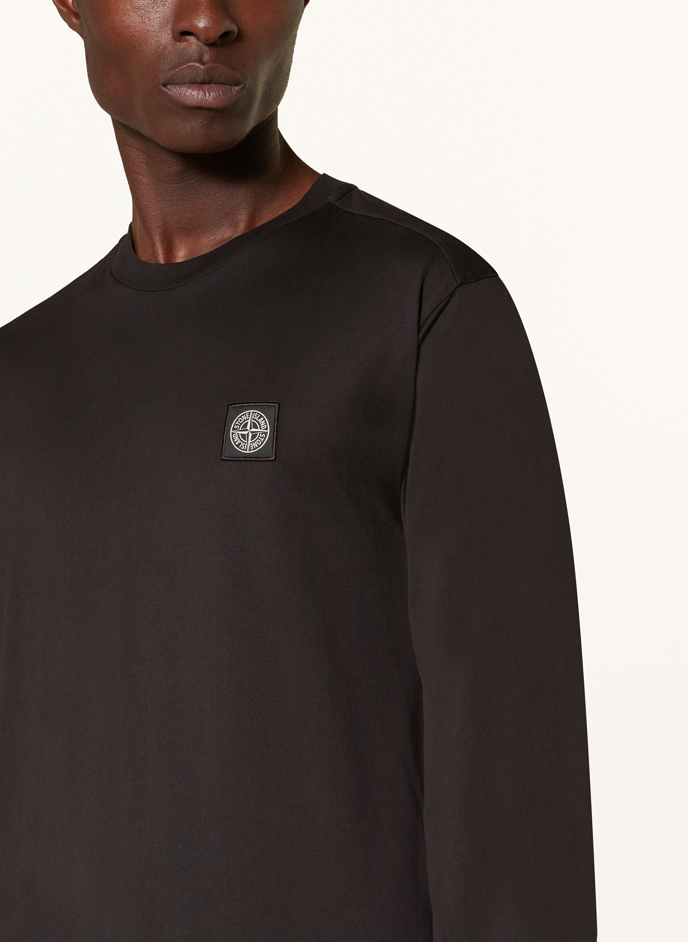 Thumbnail - Stone Island Longsleeve schwarz