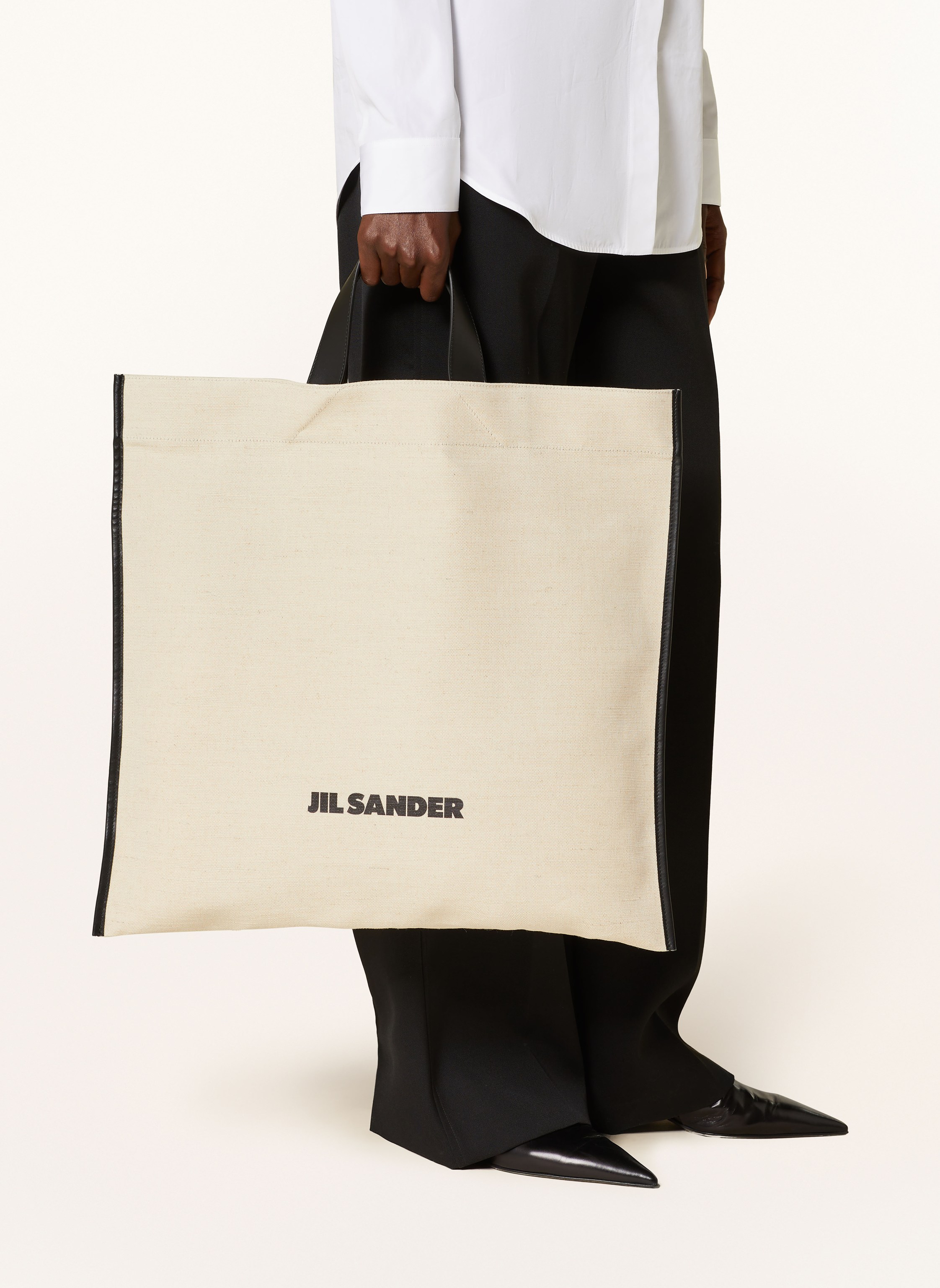 Thumbnail - Jil Sander Shopper beige