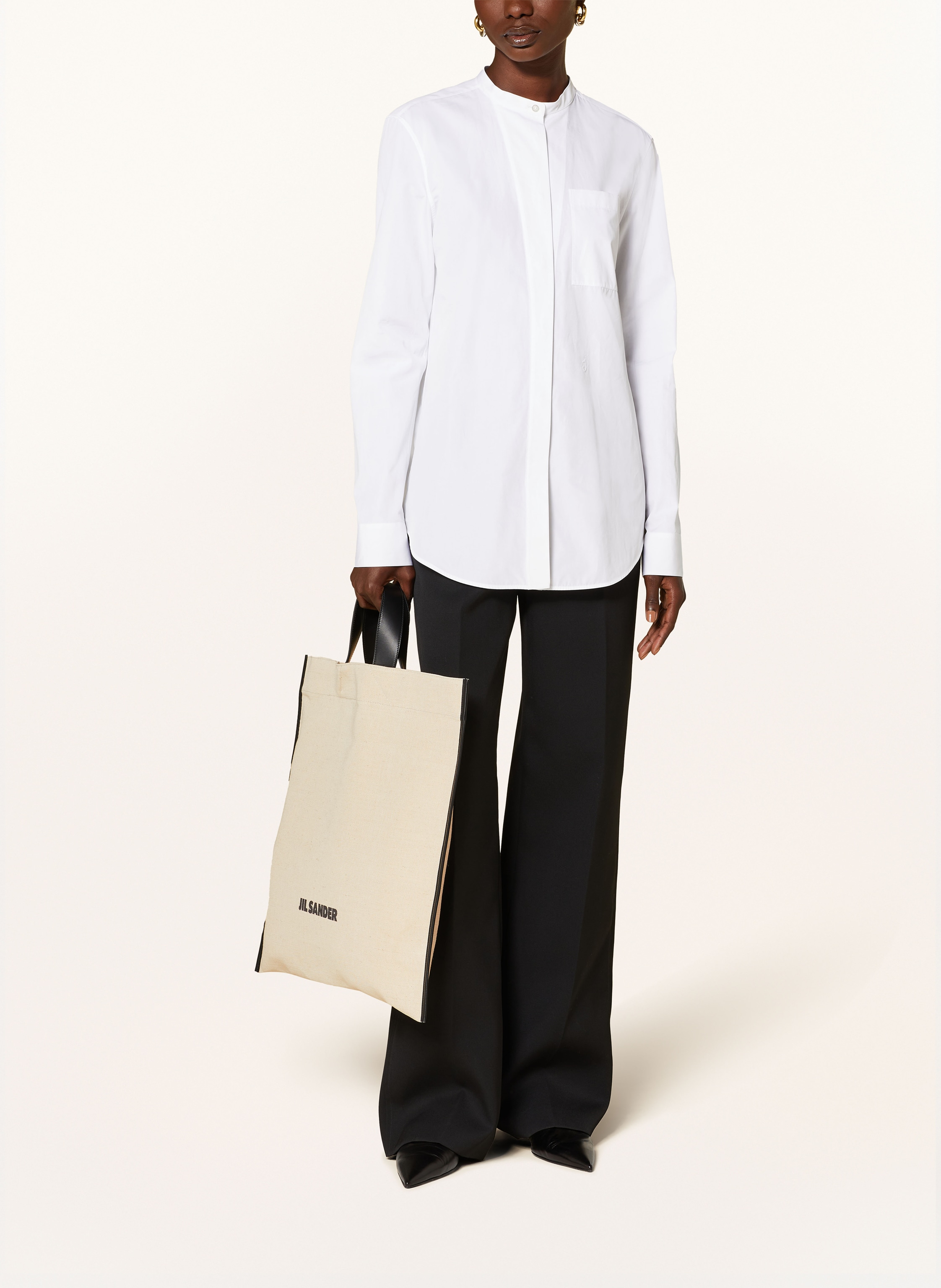 Thumbnail - Jil Sander Shopper beige