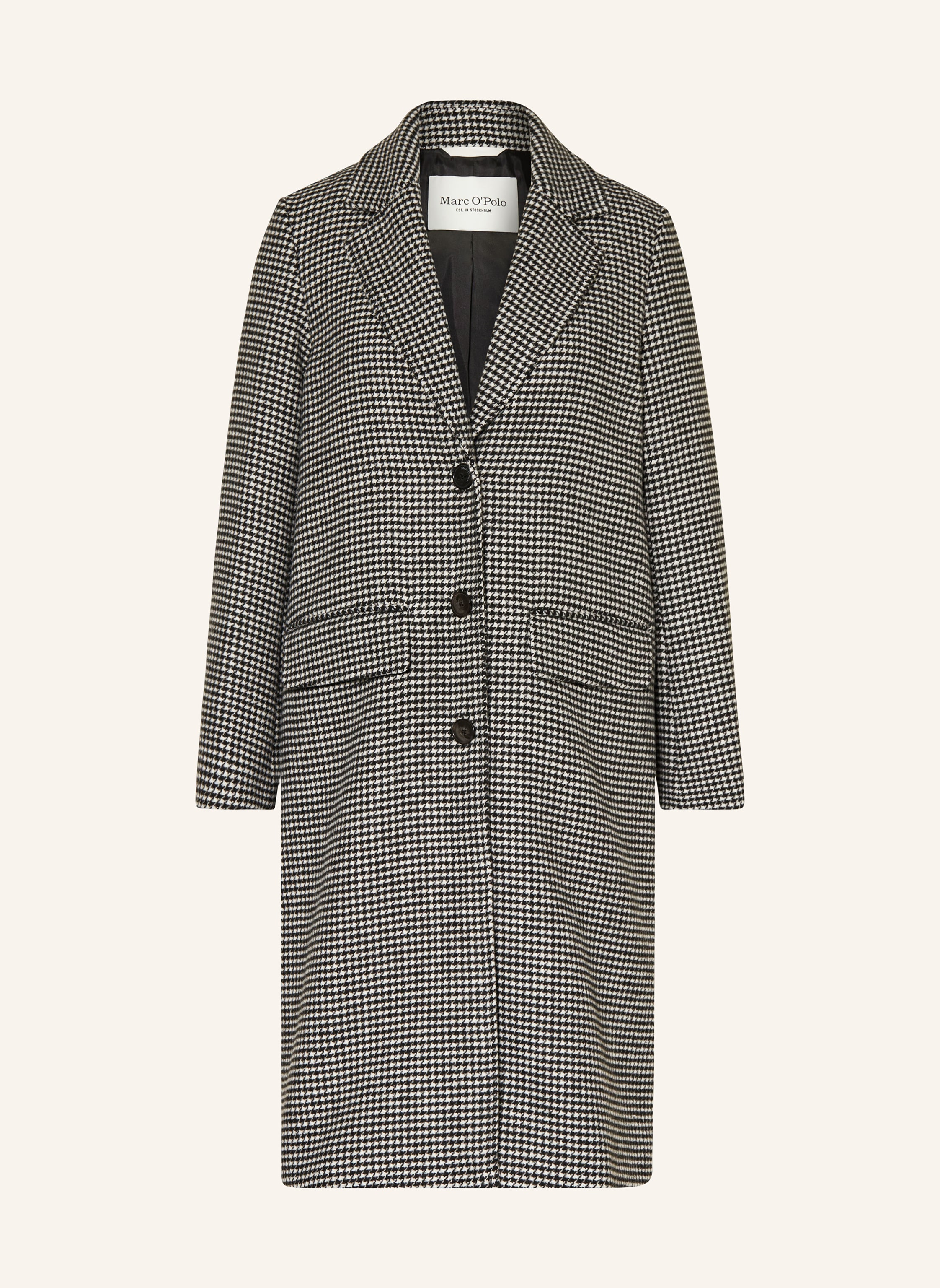 Marc O Polo Coat in black white