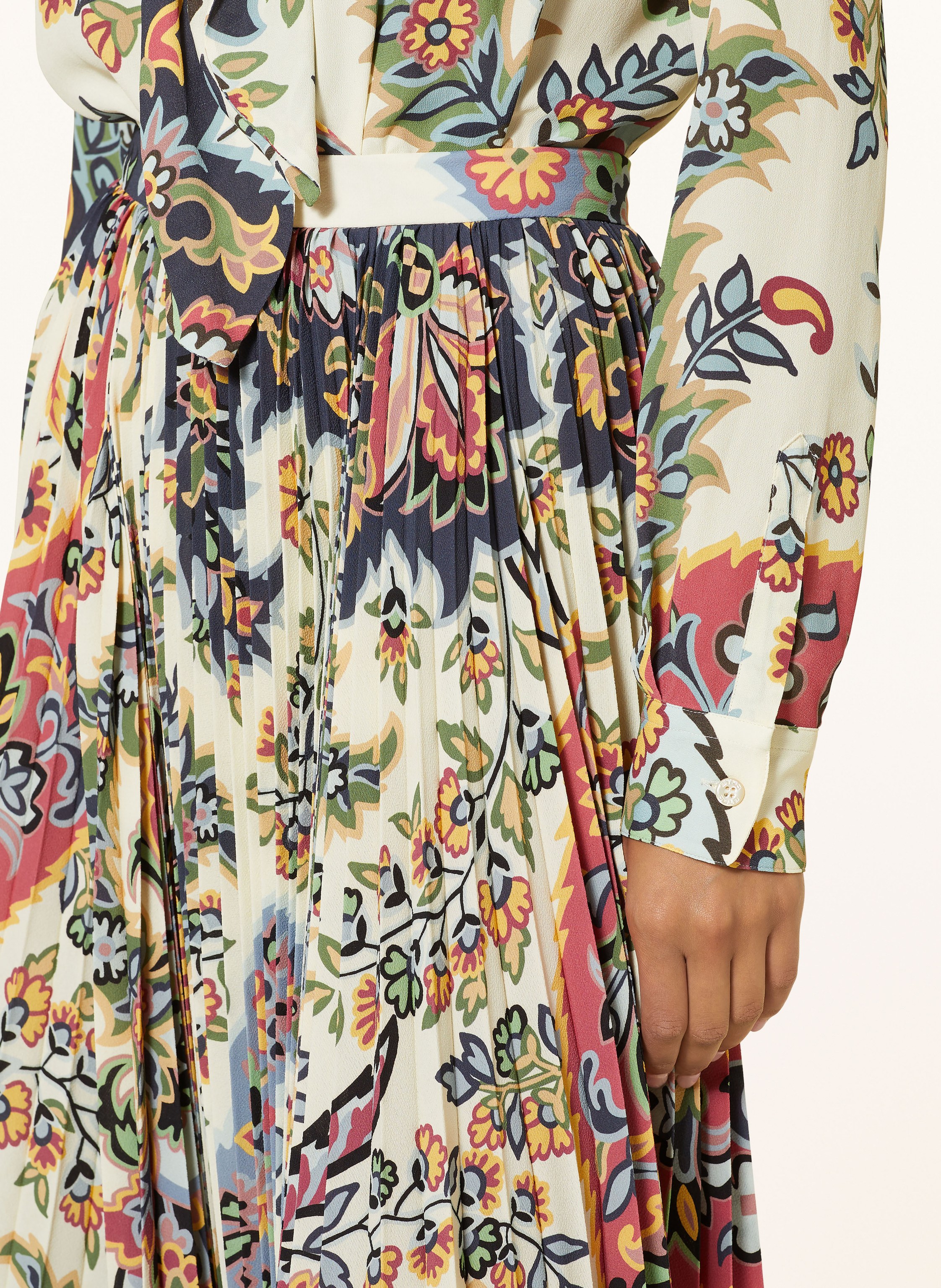 Thumbnail - Etro Plisseerock beige