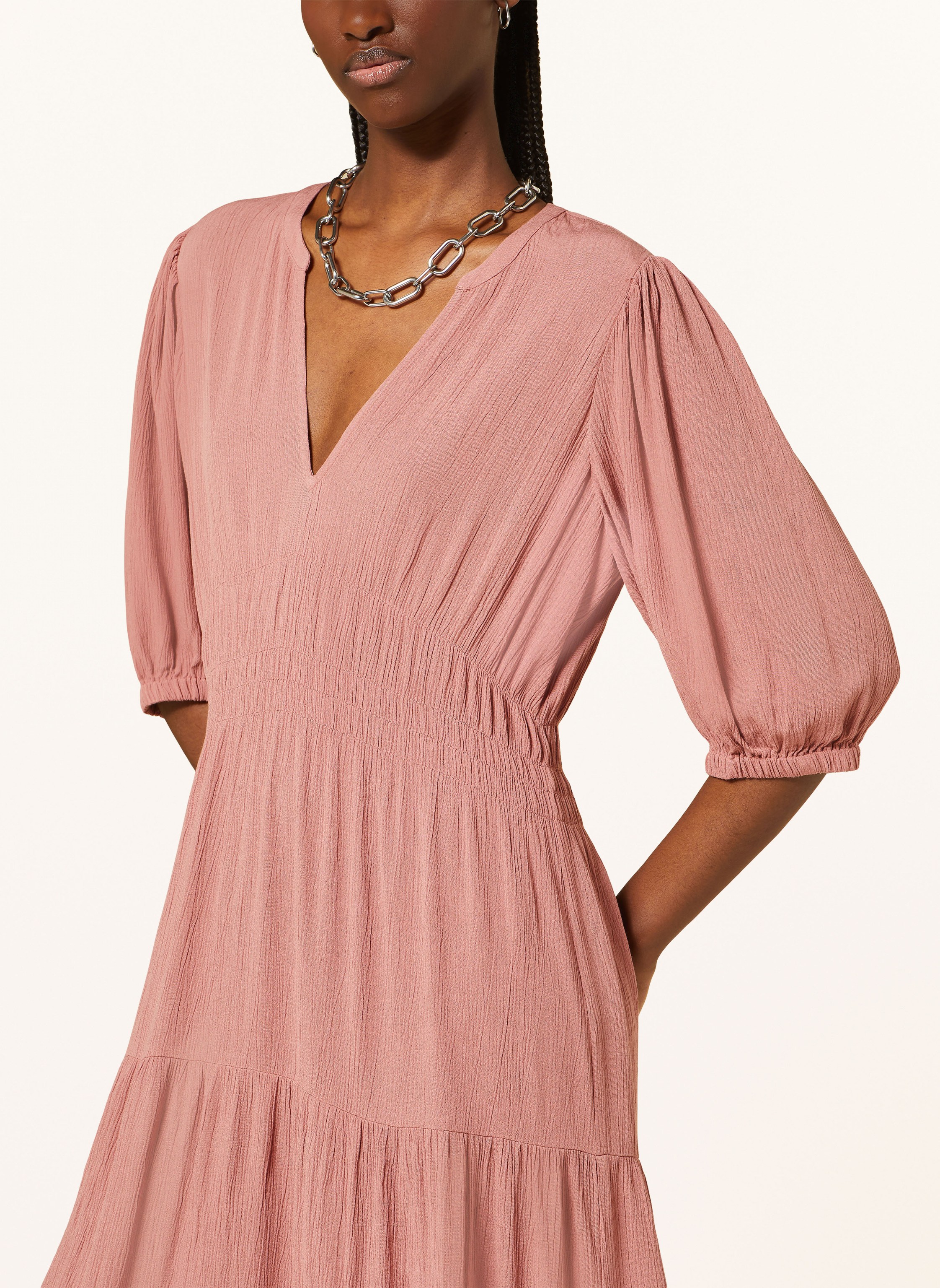 Thumbnail - Ba&Sh Kleid Norma Mit Rüschen rosa
