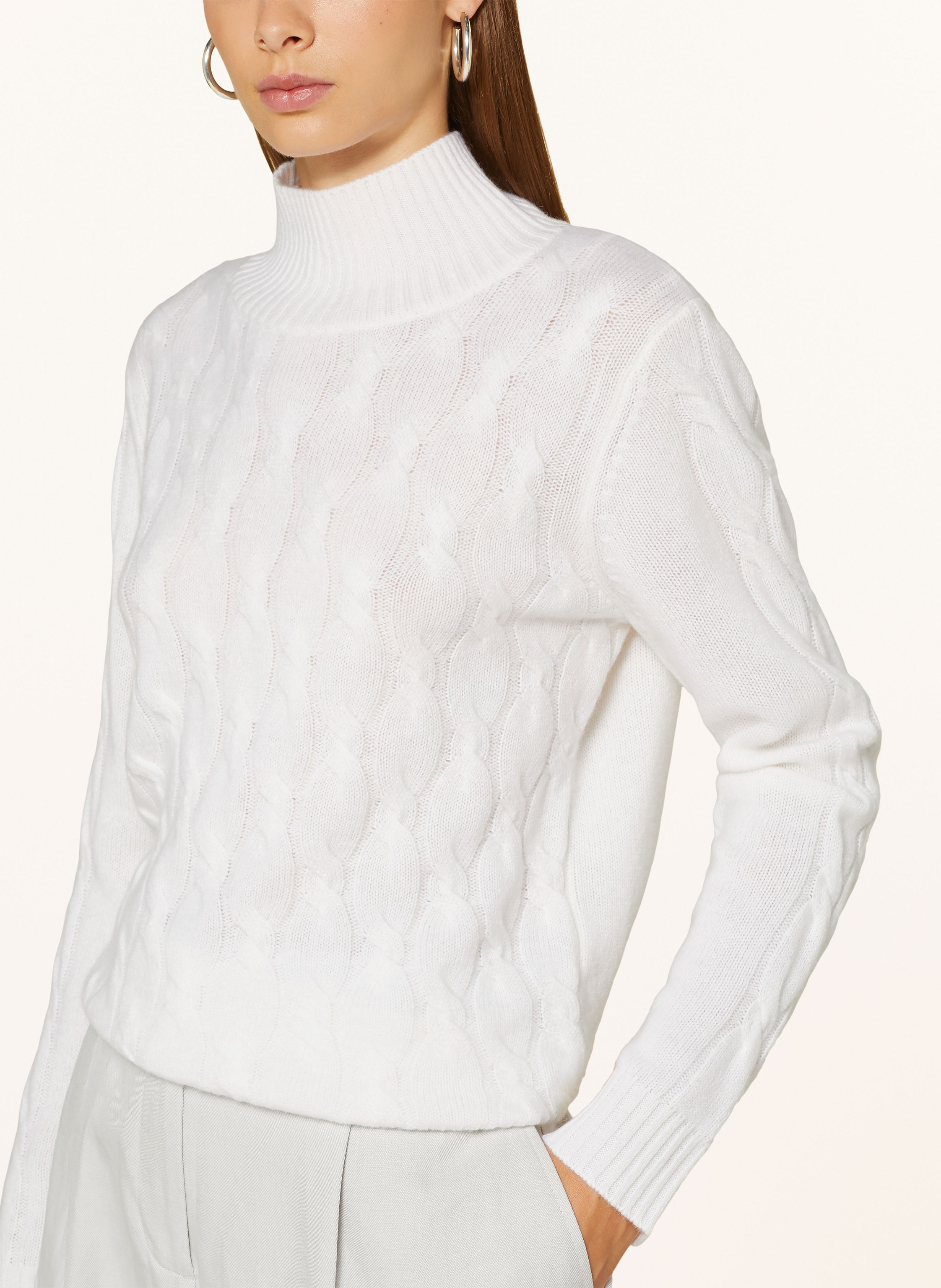 Thumbnail - Darling Harbour Pullover Mit Cashmere weiss