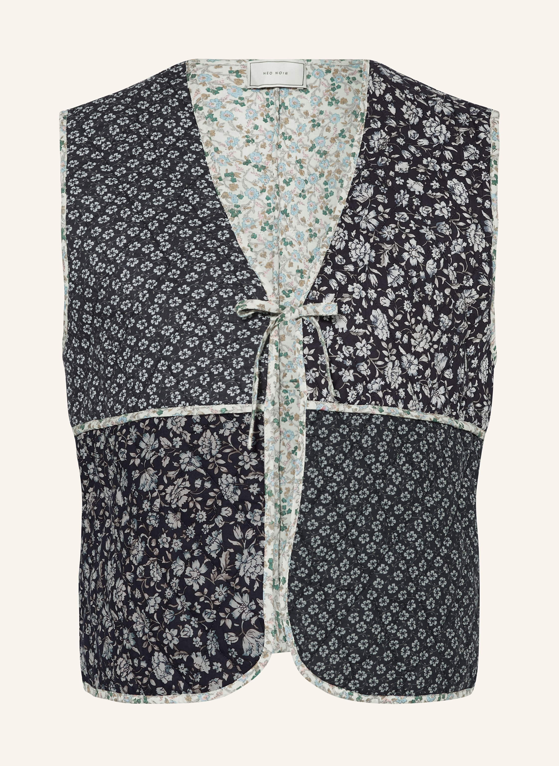 Adidas neo womens patterned gilet black top