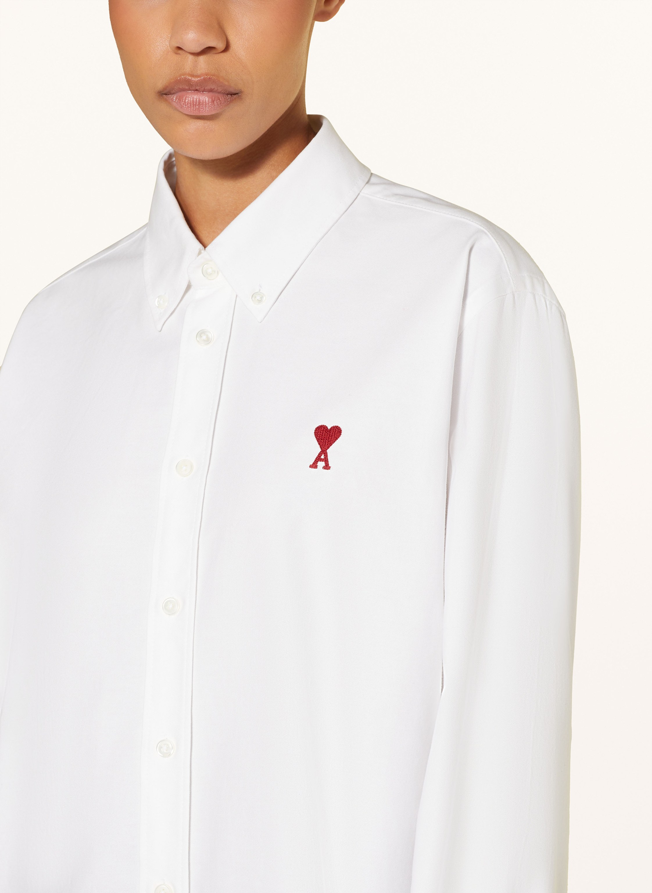 Thumbnail - Ami Paris Hemdbluse weiss