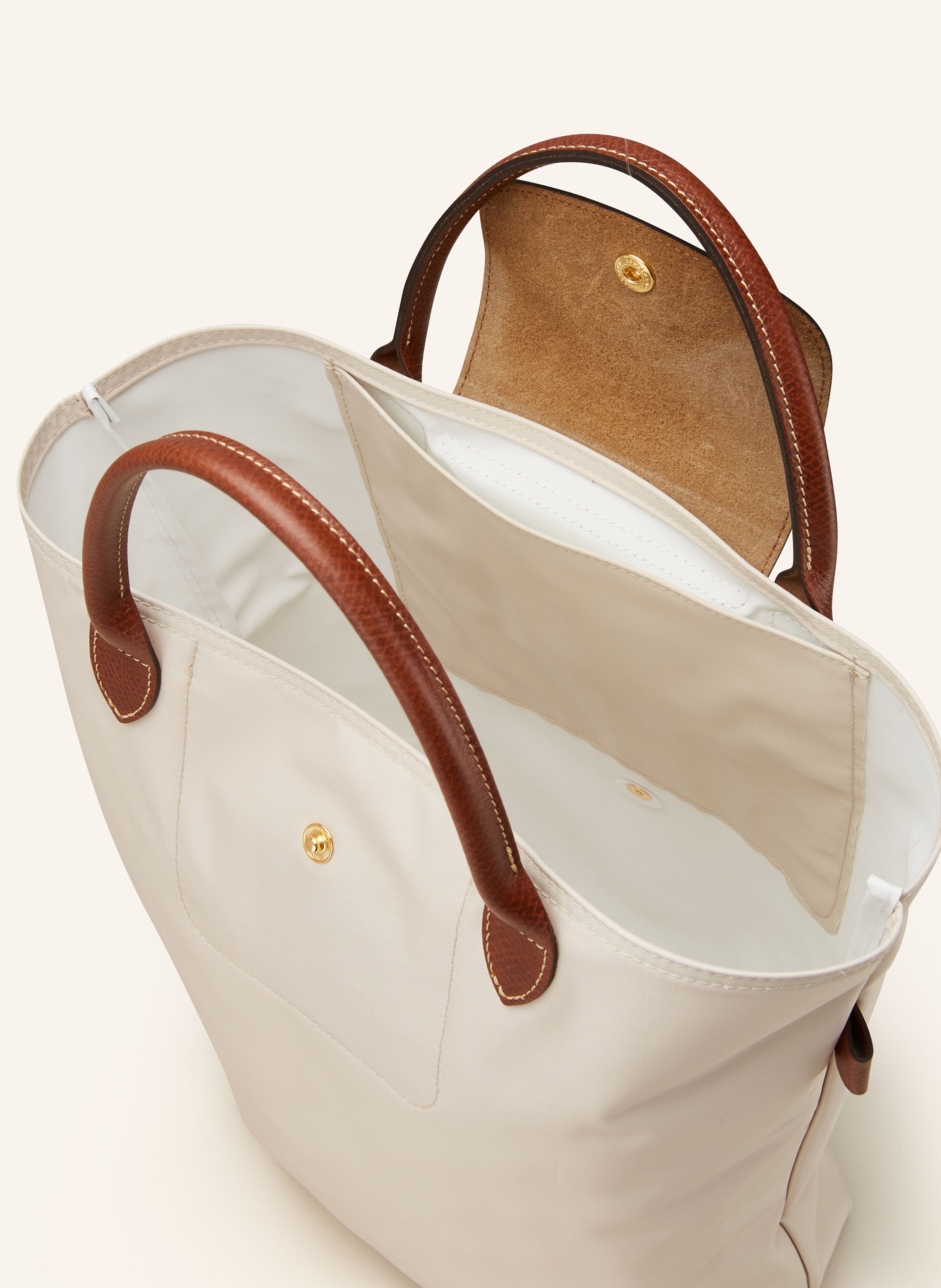 Thumbnail - Longchamp Shopper Le Pliage weiss