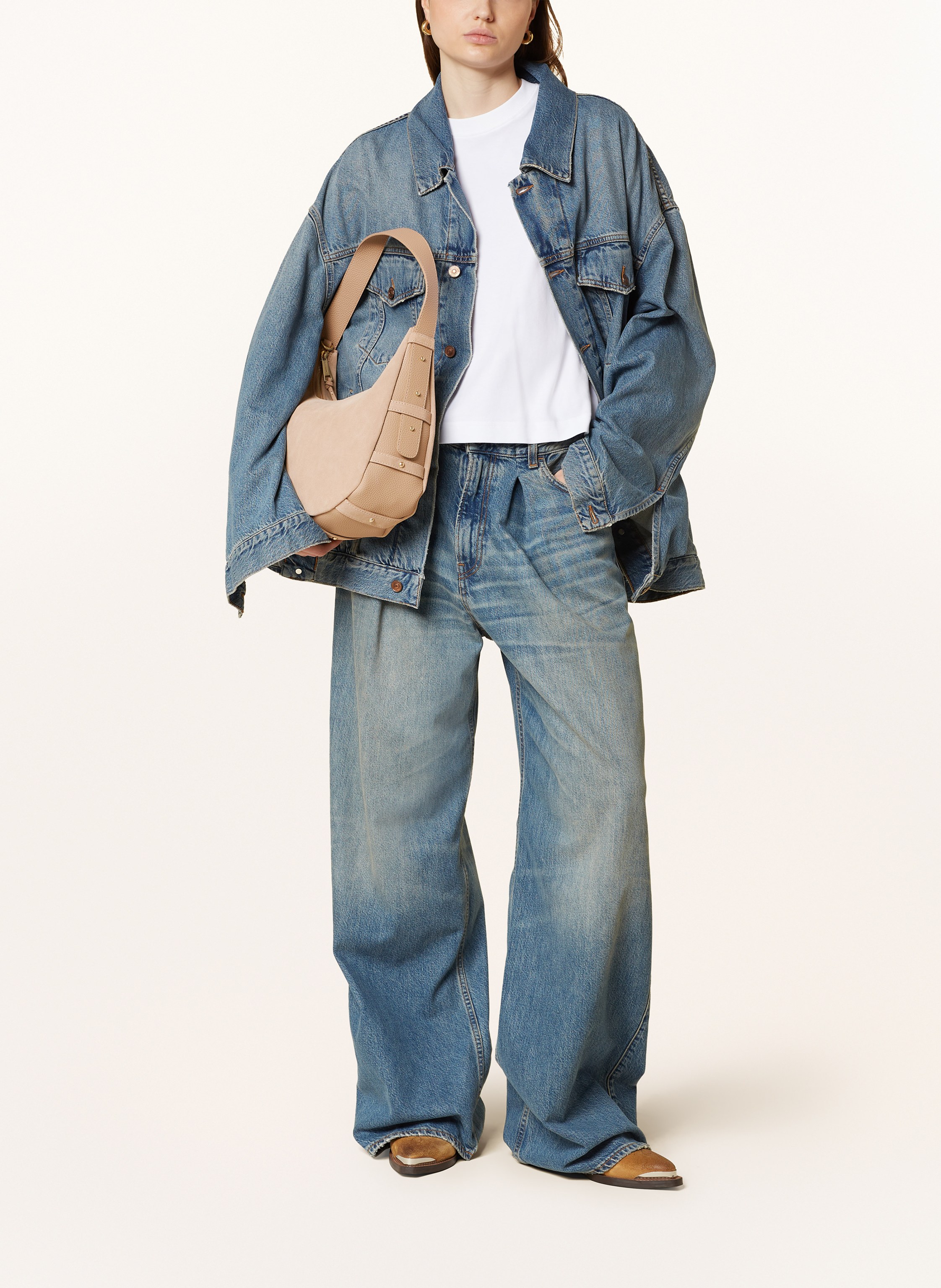 Thumbnail - Hey Marly Hobo-Bag Lifetime Sister beige