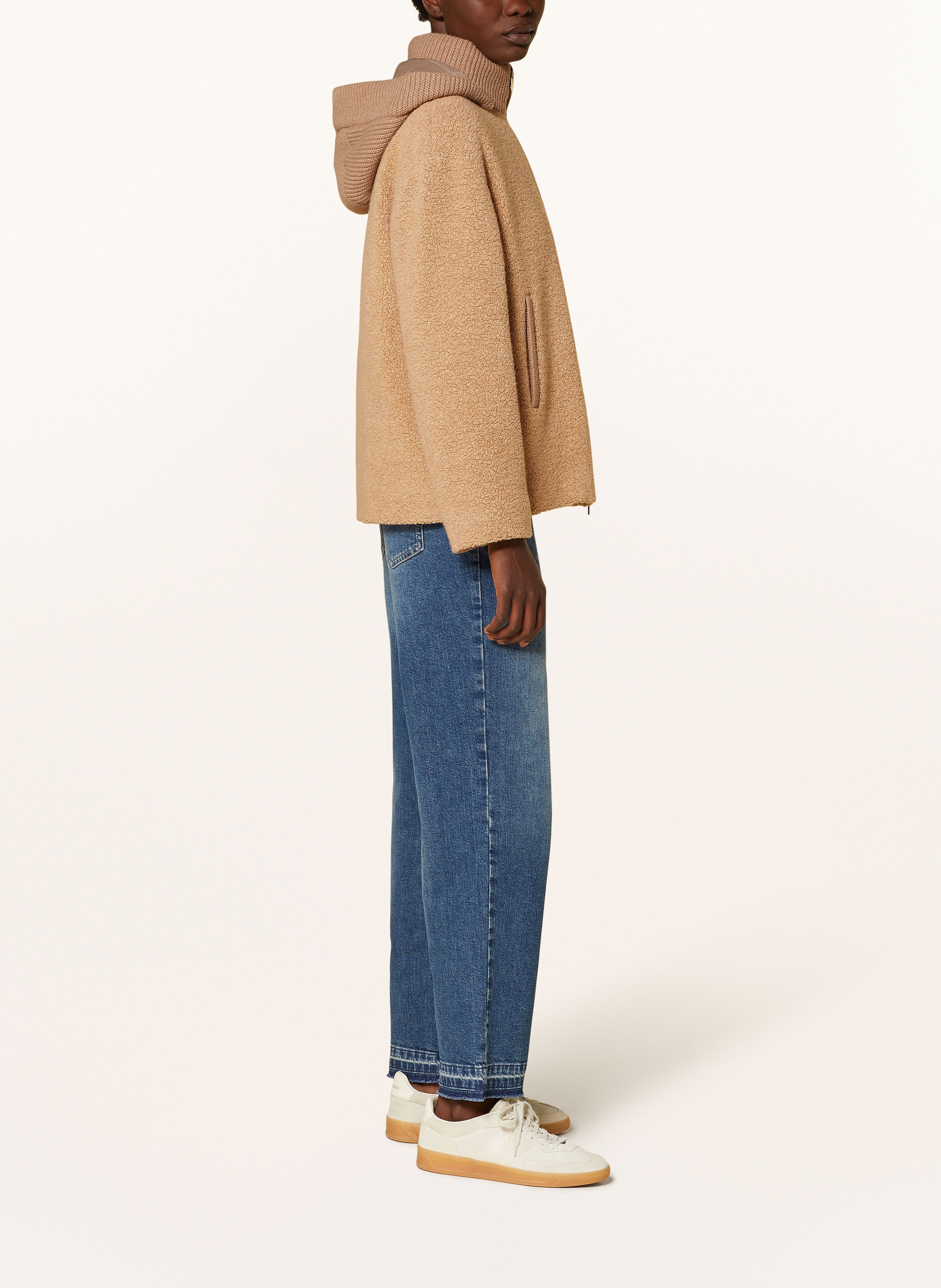 Thumbnail - Icons Cinzia Rocca Teddyfell-Jacke braun