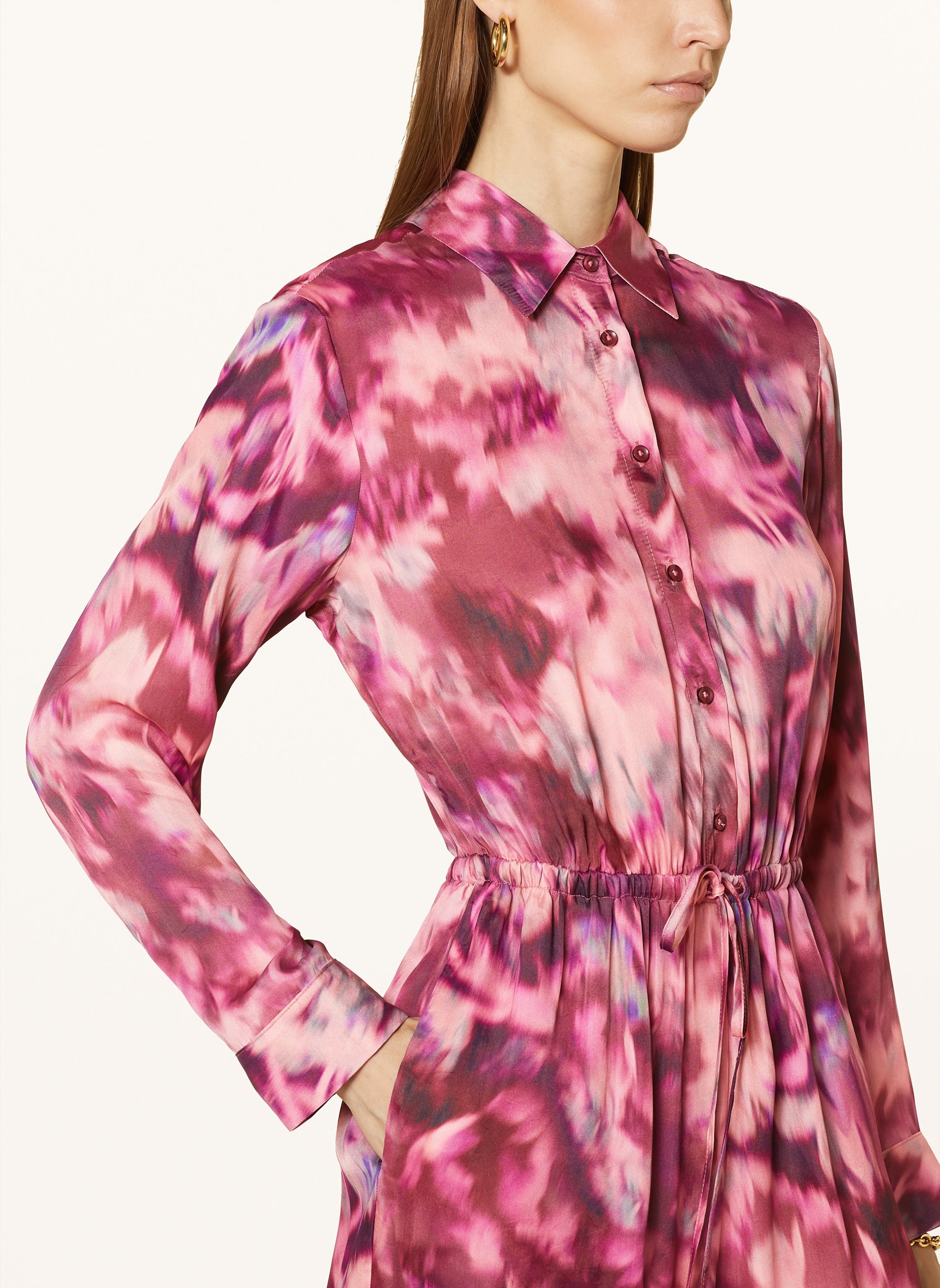 Thumbnail - Mrs & Hugs Jumpsuit Aus Satin rot